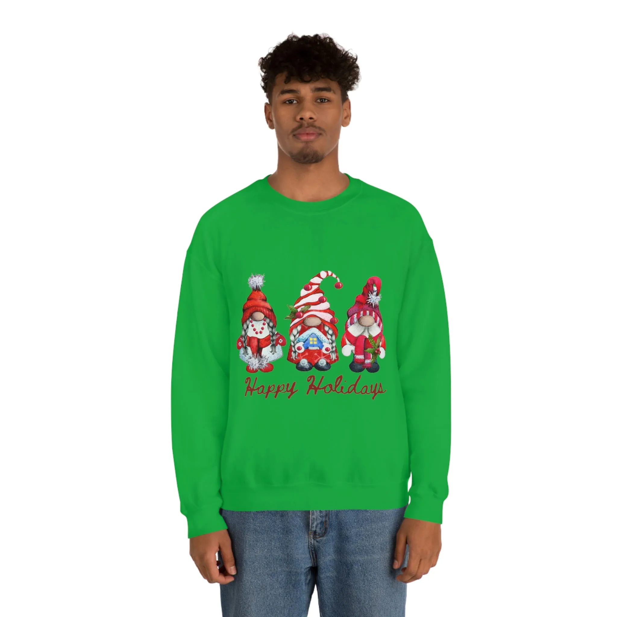 happy holidays Unisex Heavy Blend™ Crewneck Sweatshirt