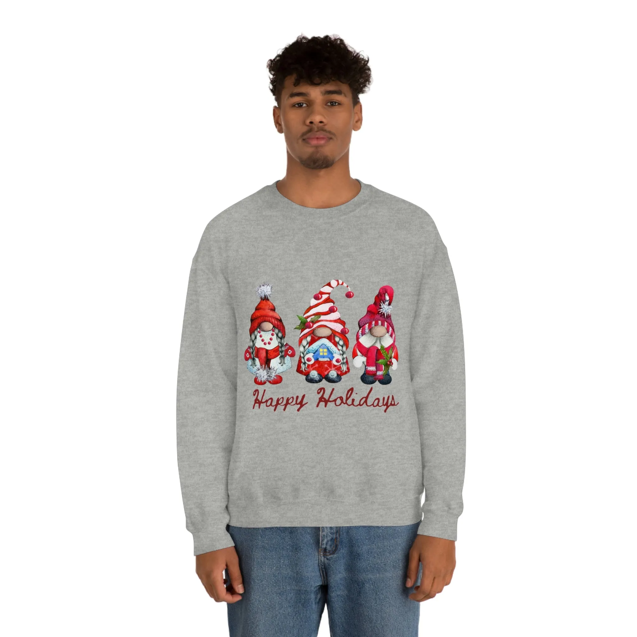 happy holidays Unisex Heavy Blend™ Crewneck Sweatshirt