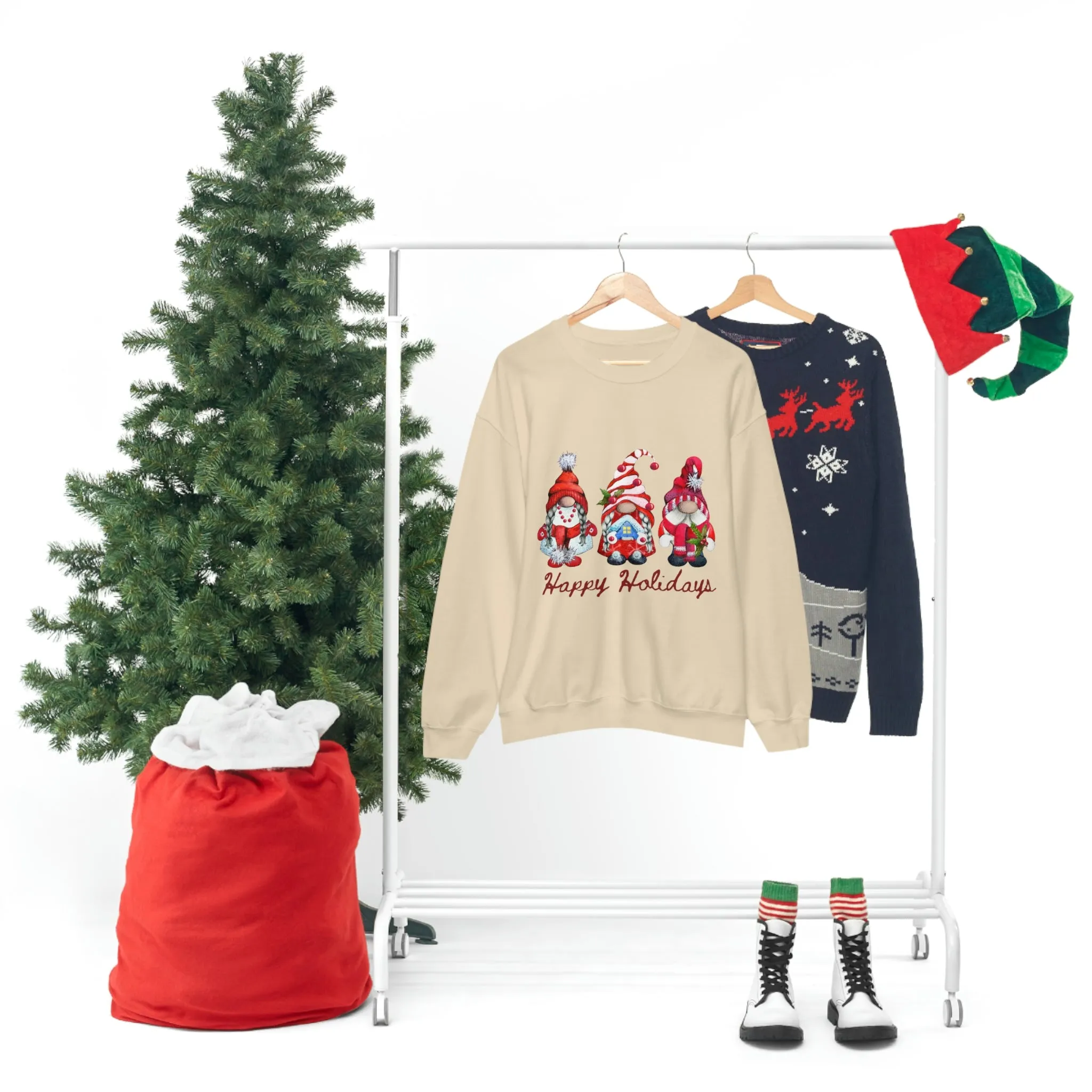 happy holidays Unisex Heavy Blend™ Crewneck Sweatshirt