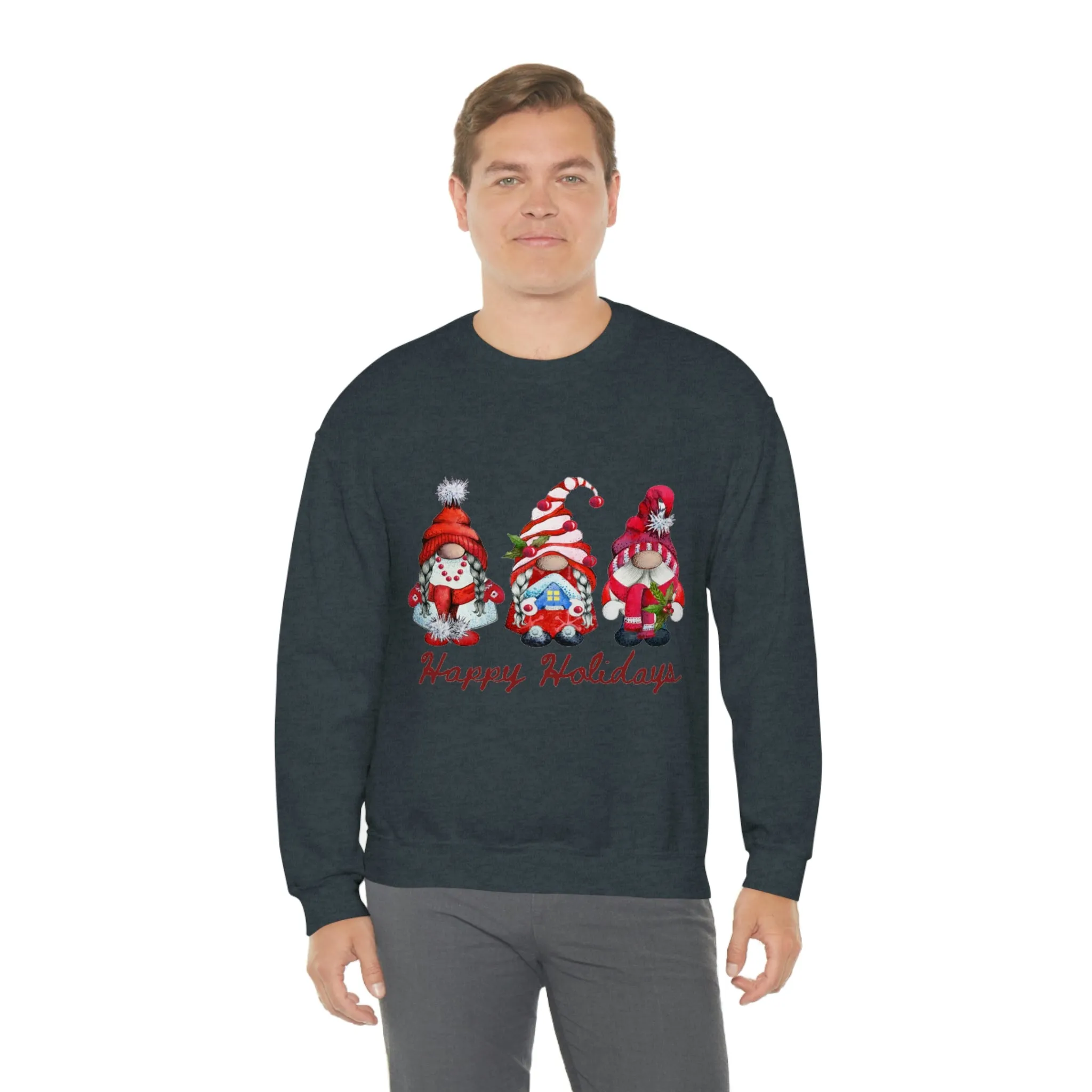 happy holidays Unisex Heavy Blend™ Crewneck Sweatshirt