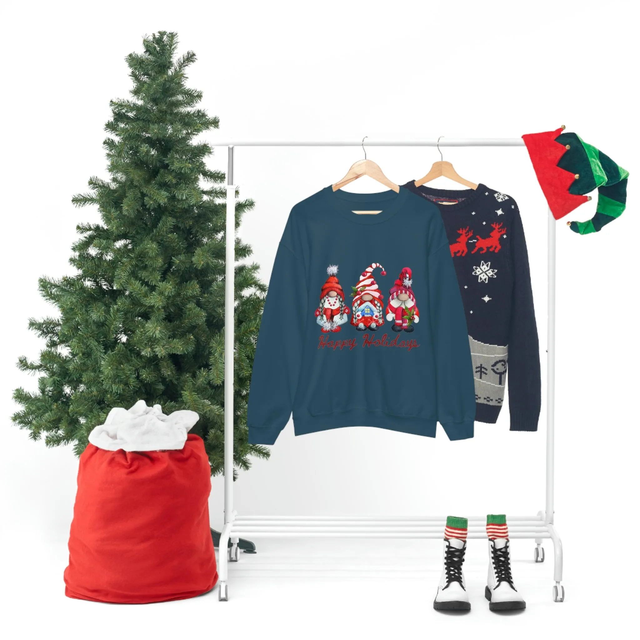 happy holidays Unisex Heavy Blend™ Crewneck Sweatshirt