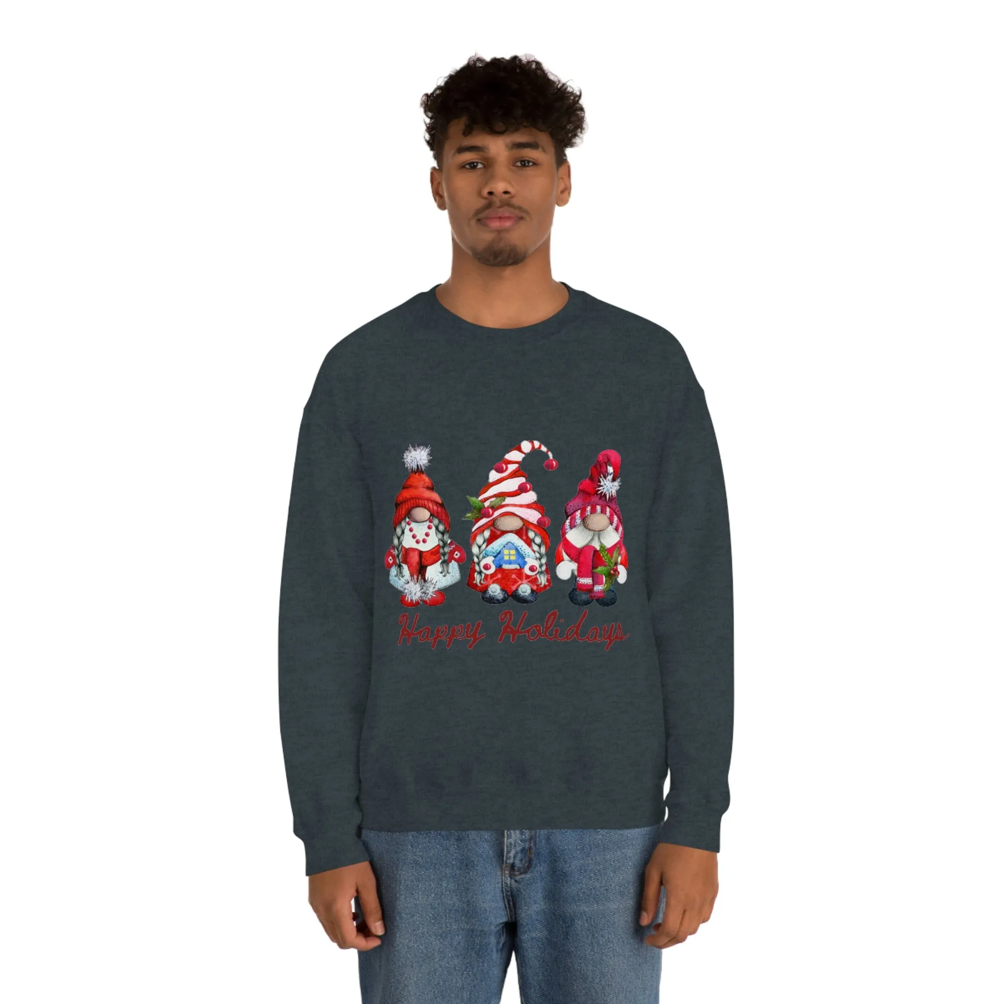 happy holidays Unisex Heavy Blend™ Crewneck Sweatshirt