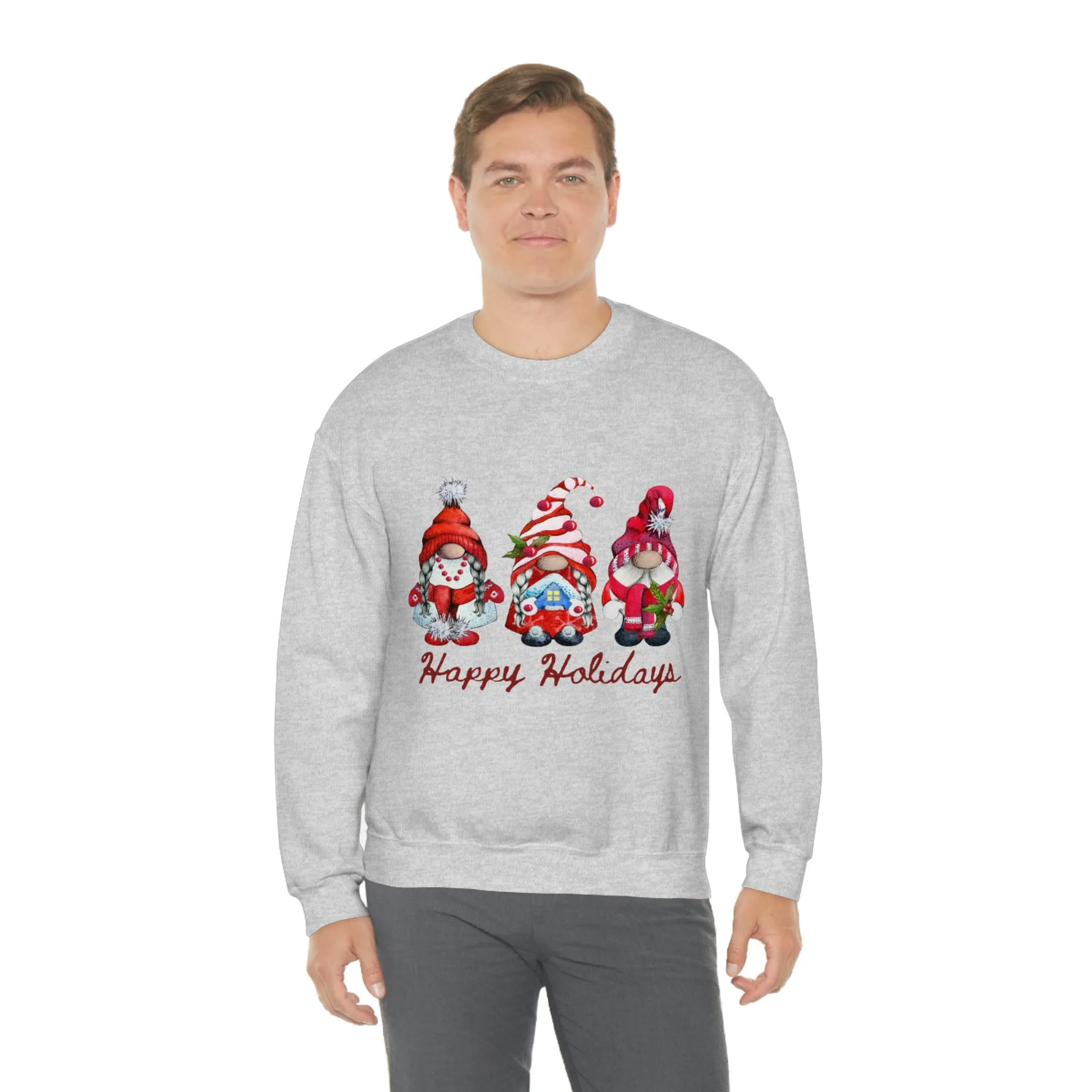 happy holidays Unisex Heavy Blend™ Crewneck Sweatshirt