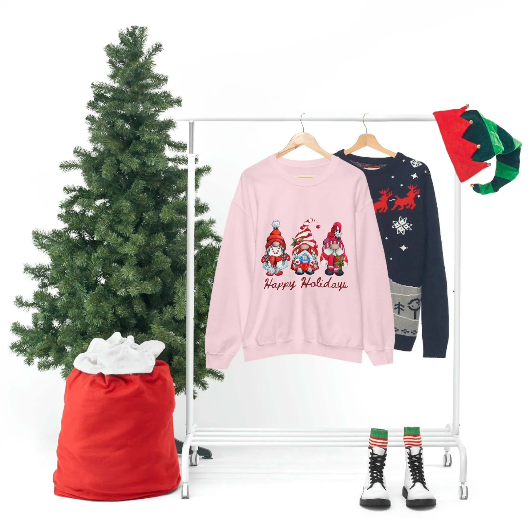 happy holidays Unisex Heavy Blend™ Crewneck Sweatshirt