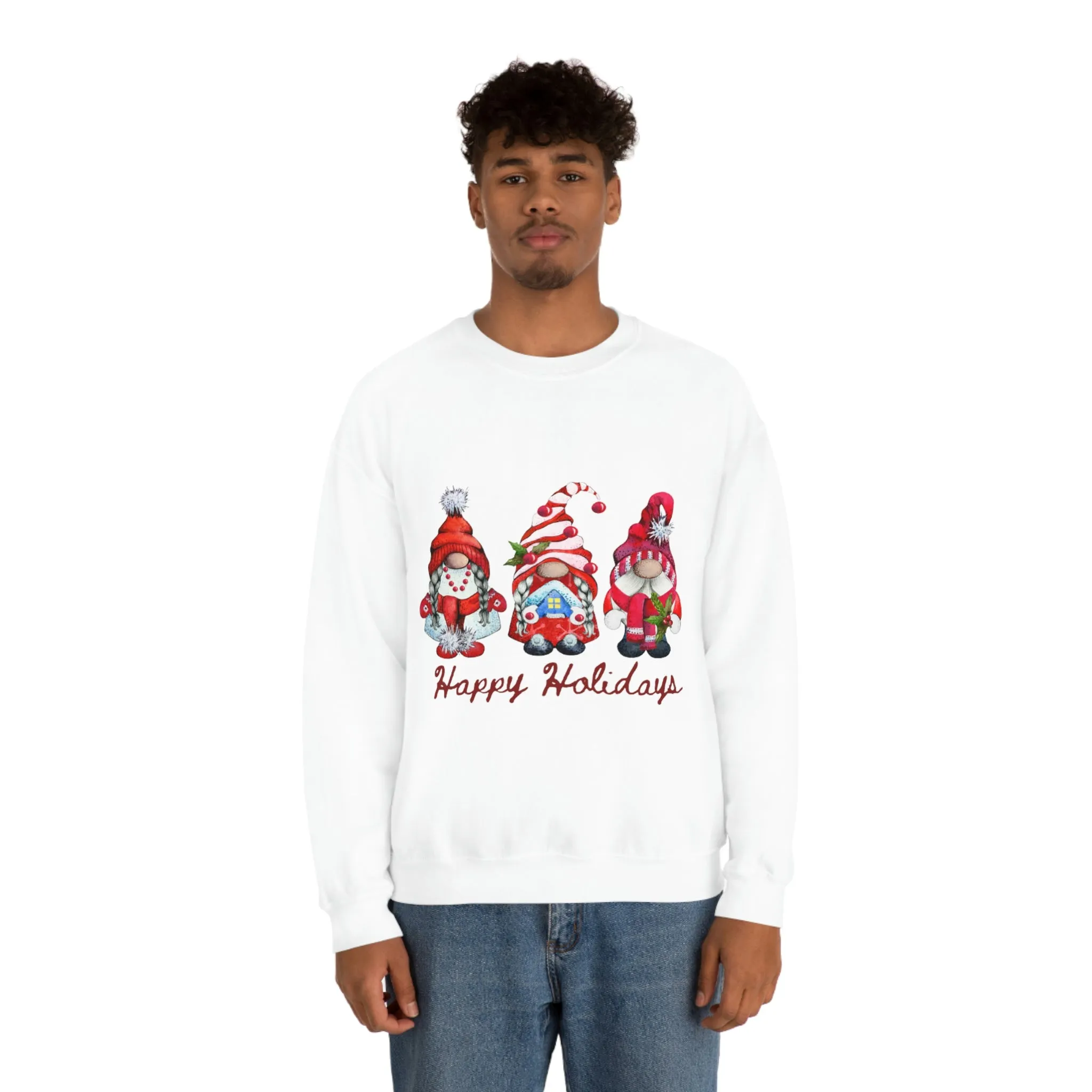 happy holidays Unisex Heavy Blend™ Crewneck Sweatshirt