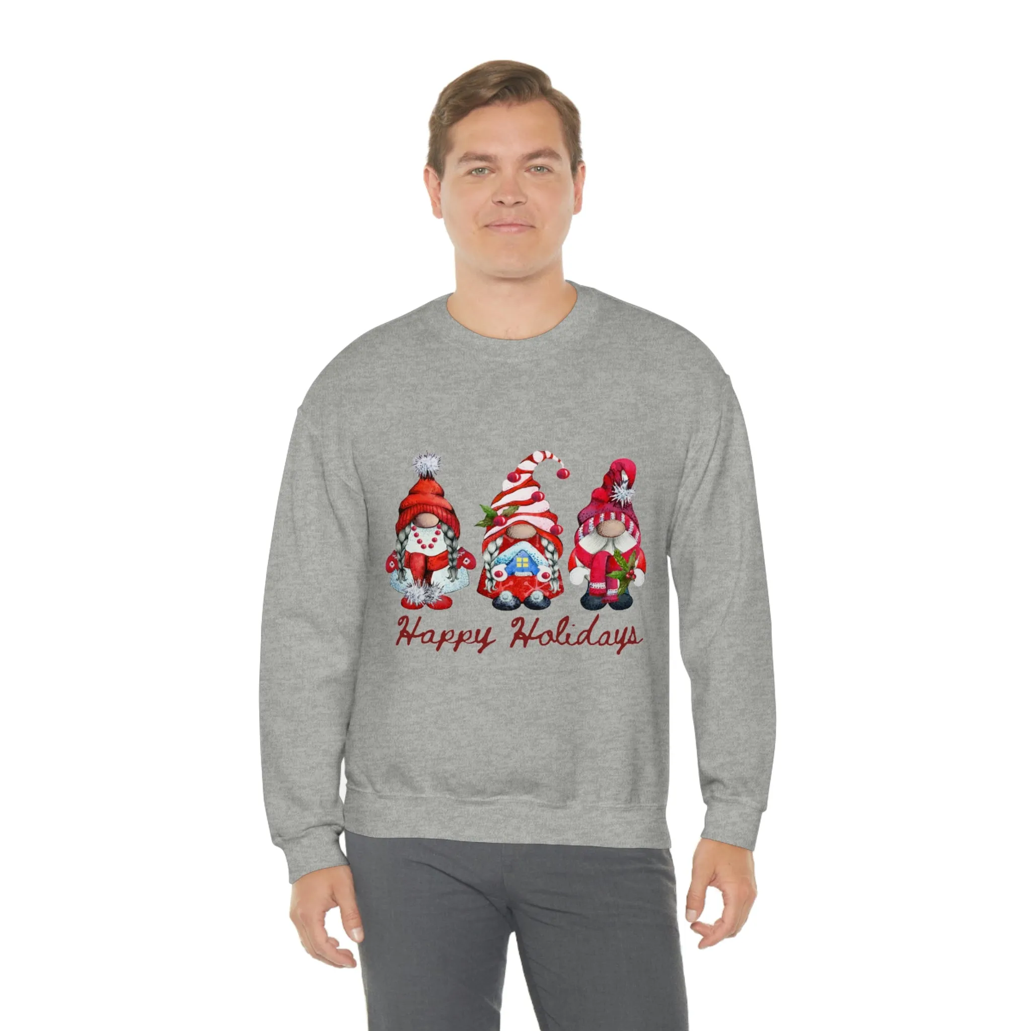 happy holidays Unisex Heavy Blend™ Crewneck Sweatshirt