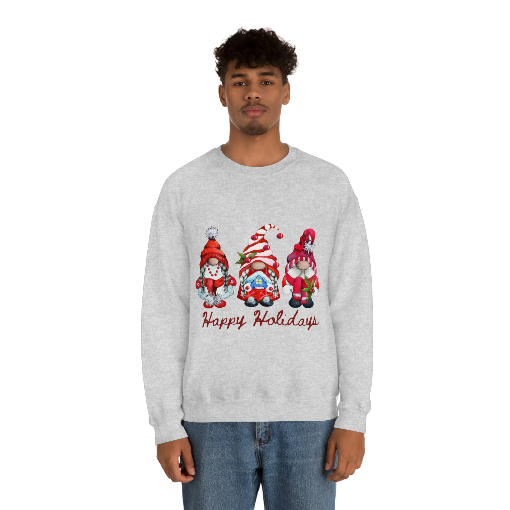 happy holidays Unisex Heavy Blend™ Crewneck Sweatshirt