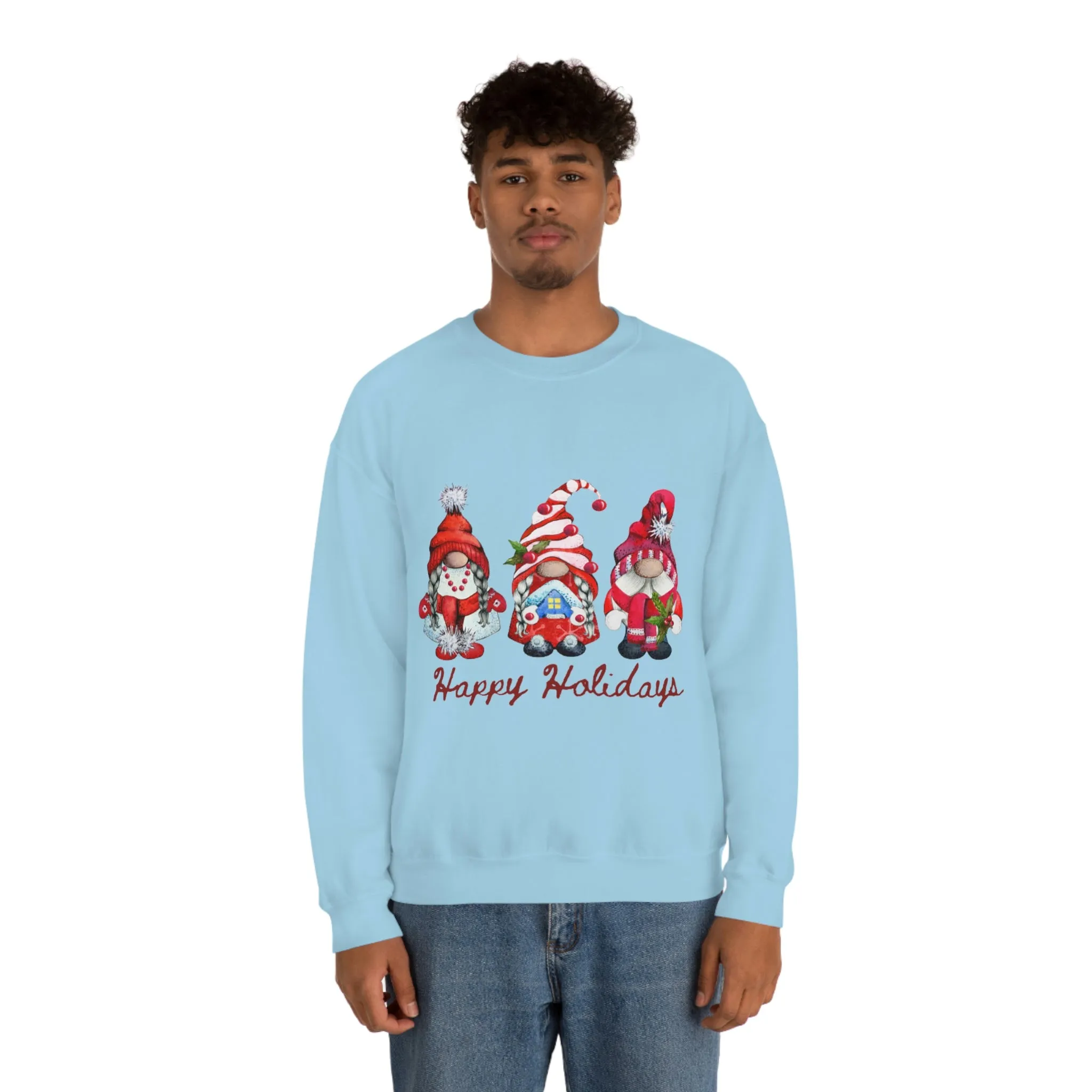 happy holidays Unisex Heavy Blend™ Crewneck Sweatshirt