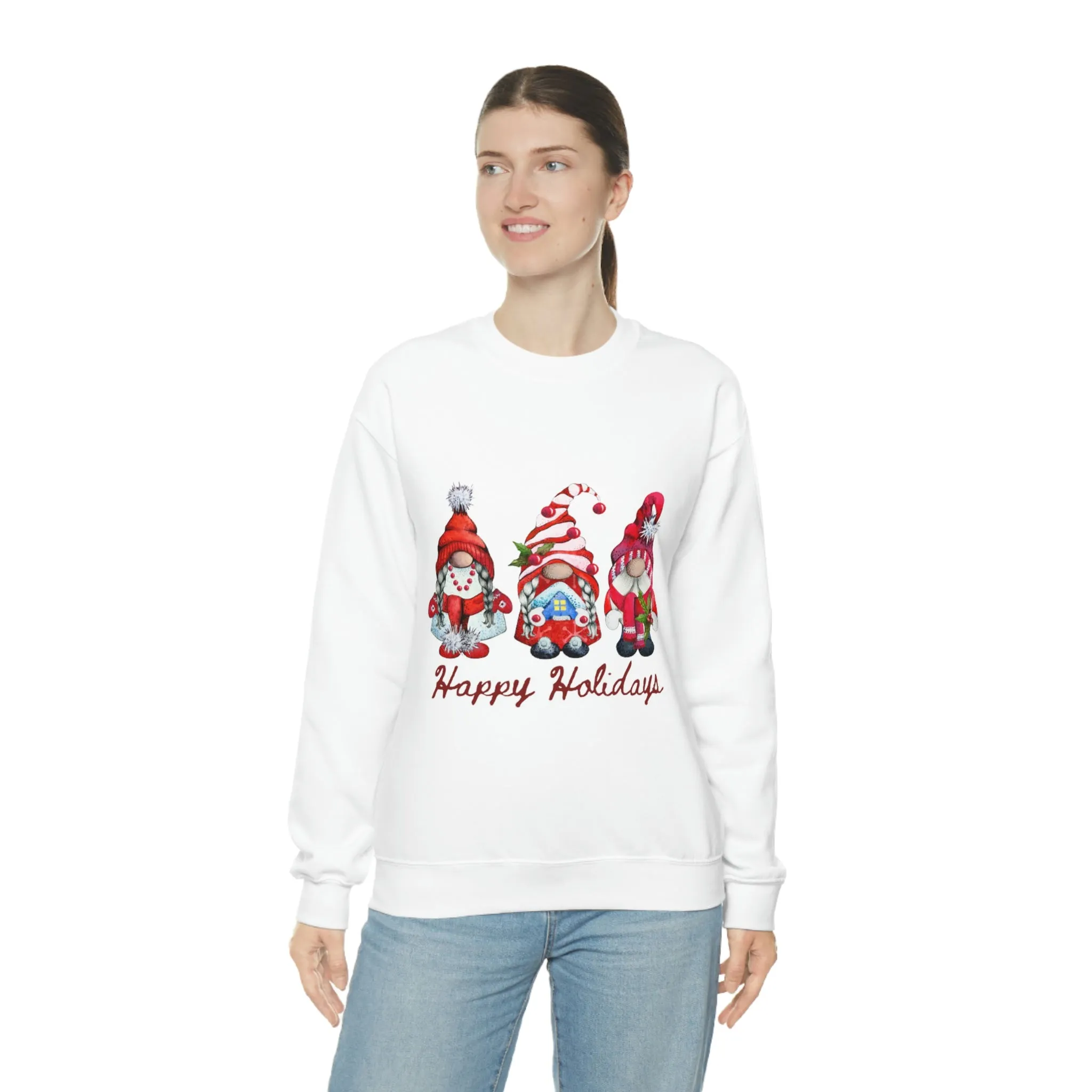 happy holidays Unisex Heavy Blend™ Crewneck Sweatshirt