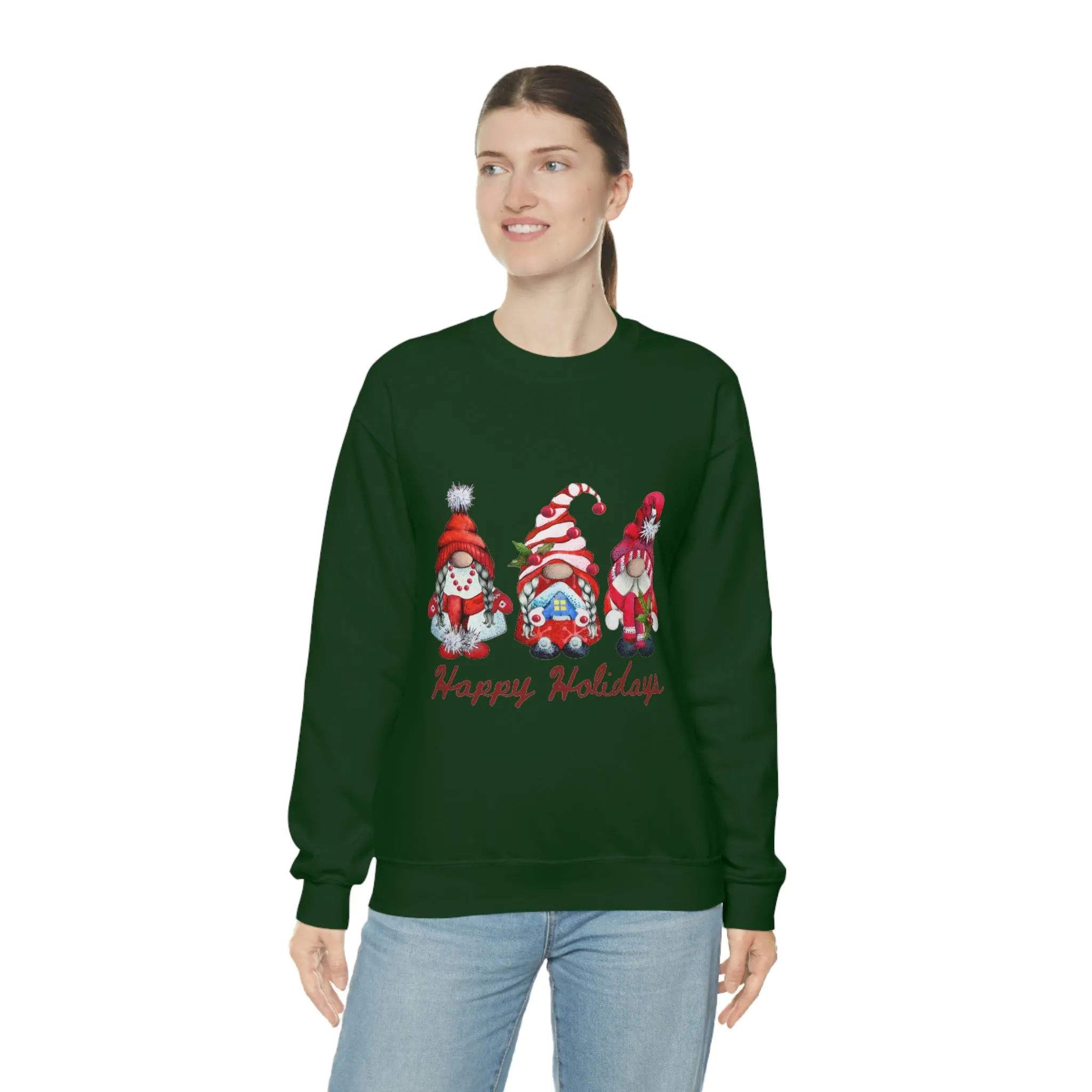 happy holidays Unisex Heavy Blend™ Crewneck Sweatshirt