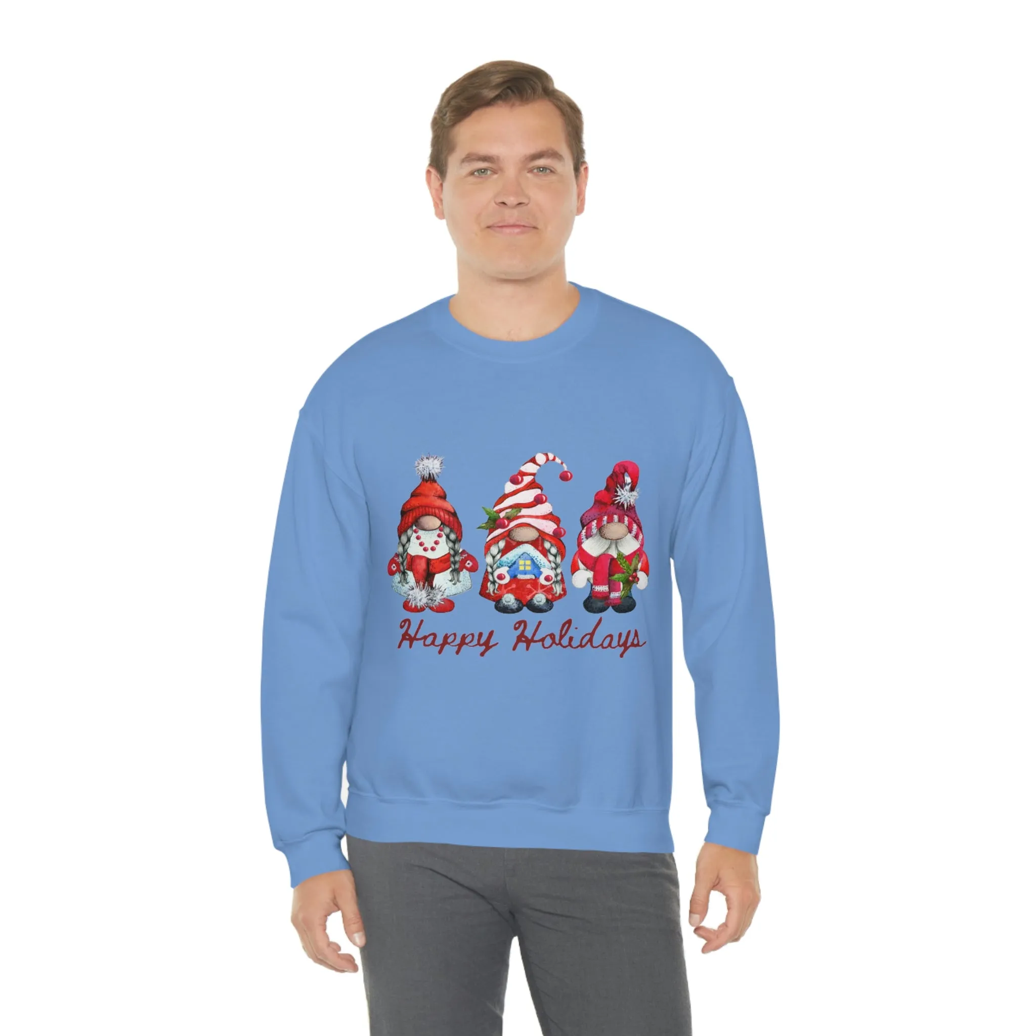 happy holidays Unisex Heavy Blend™ Crewneck Sweatshirt