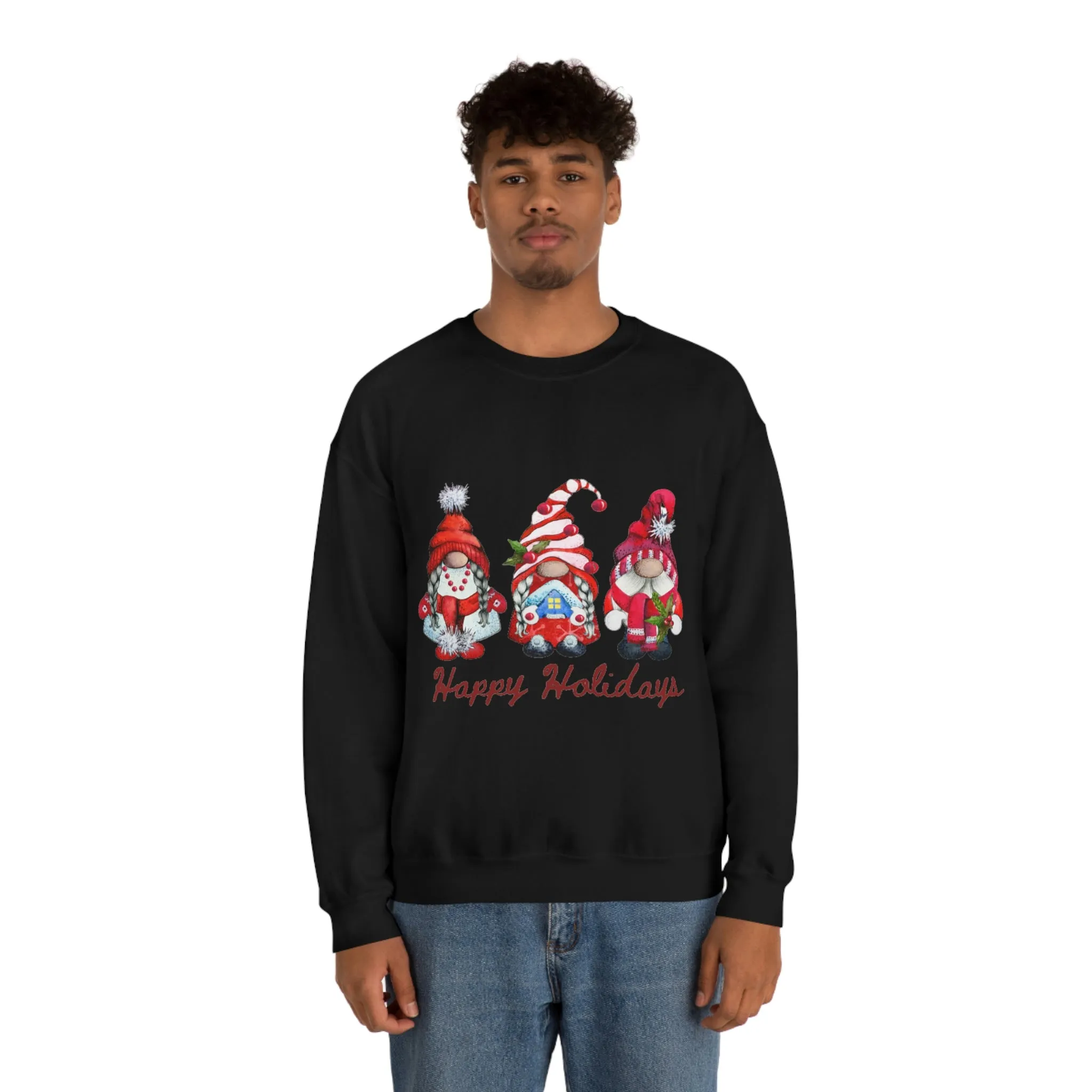 happy holidays Unisex Heavy Blend™ Crewneck Sweatshirt