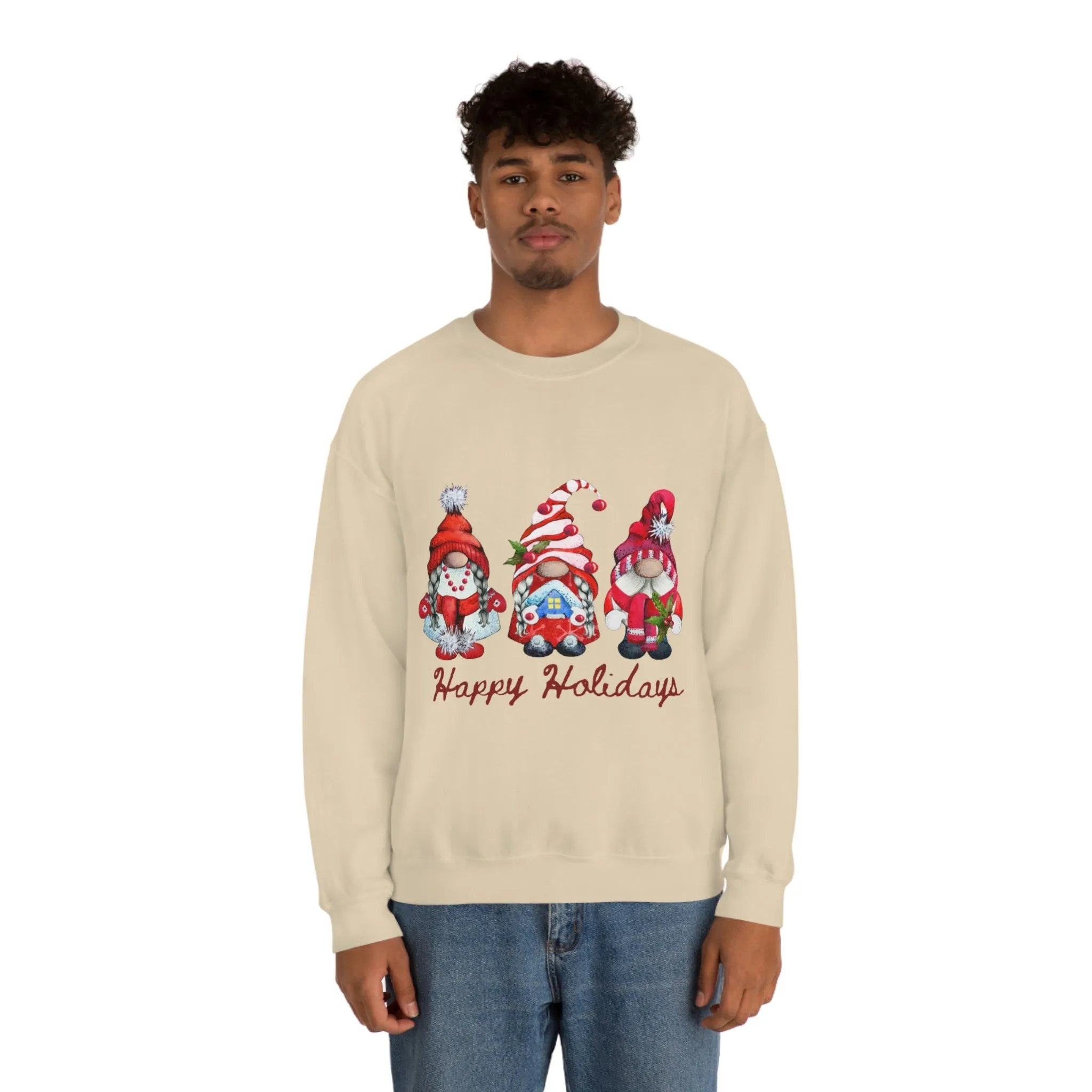 happy holidays Unisex Heavy Blend™ Crewneck Sweatshirt