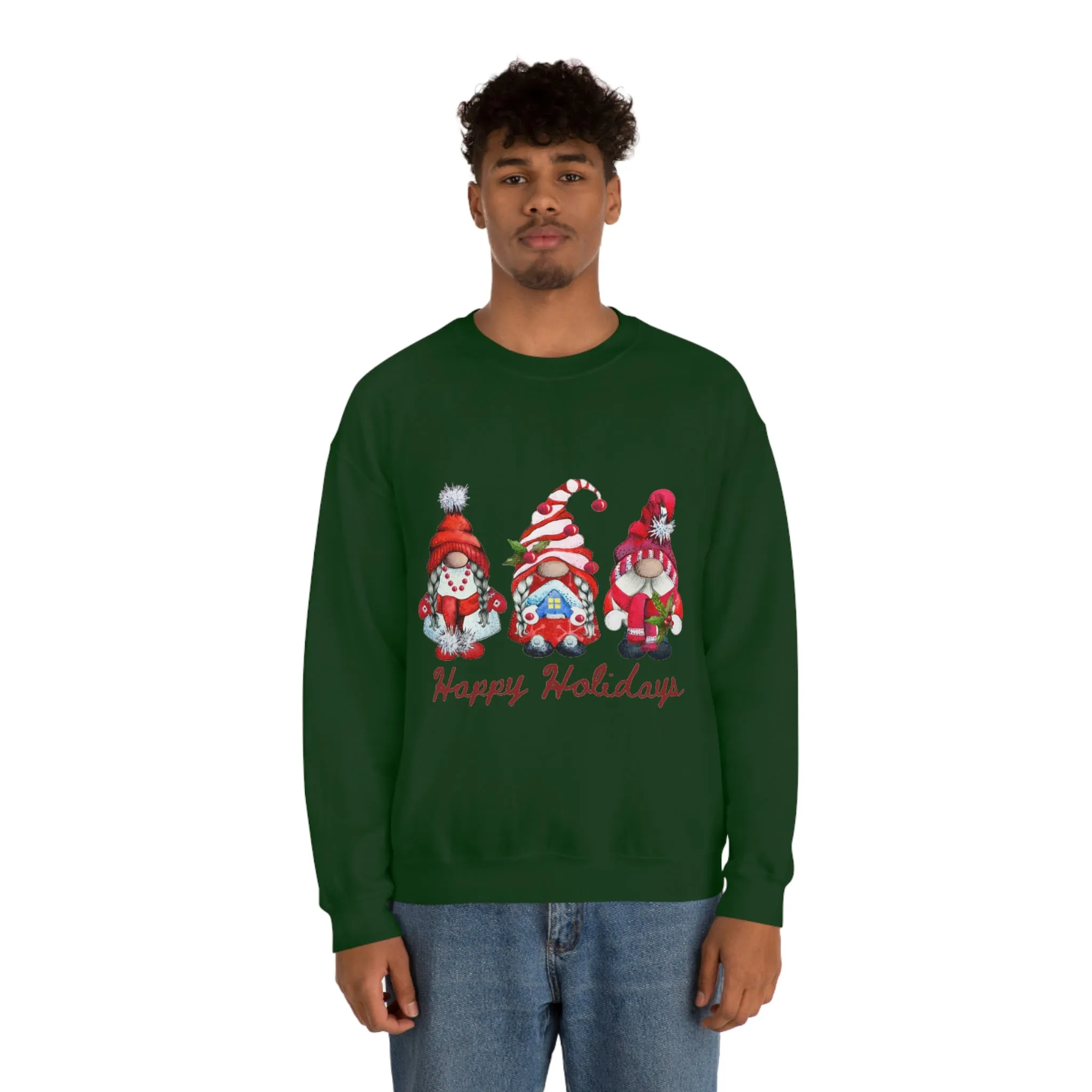 happy holidays Unisex Heavy Blend™ Crewneck Sweatshirt