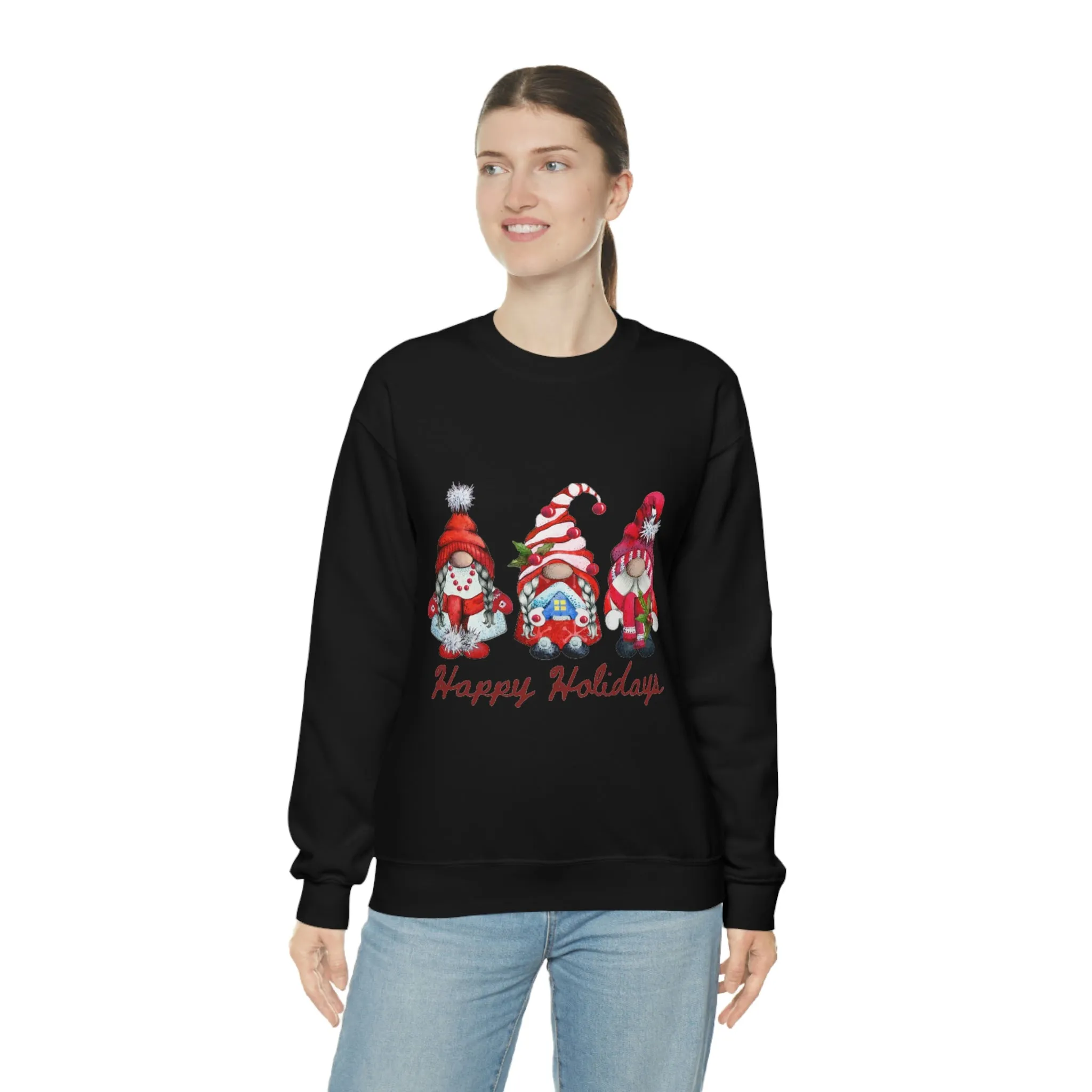 happy holidays Unisex Heavy Blend™ Crewneck Sweatshirt