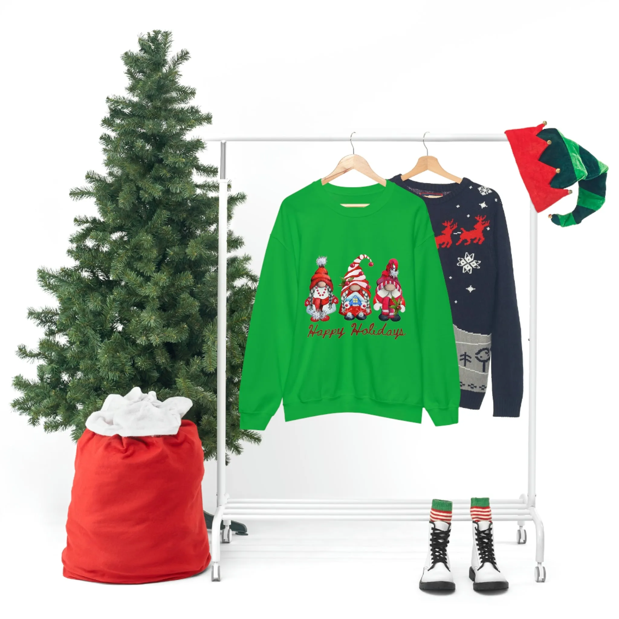 happy holidays Unisex Heavy Blend™ Crewneck Sweatshirt