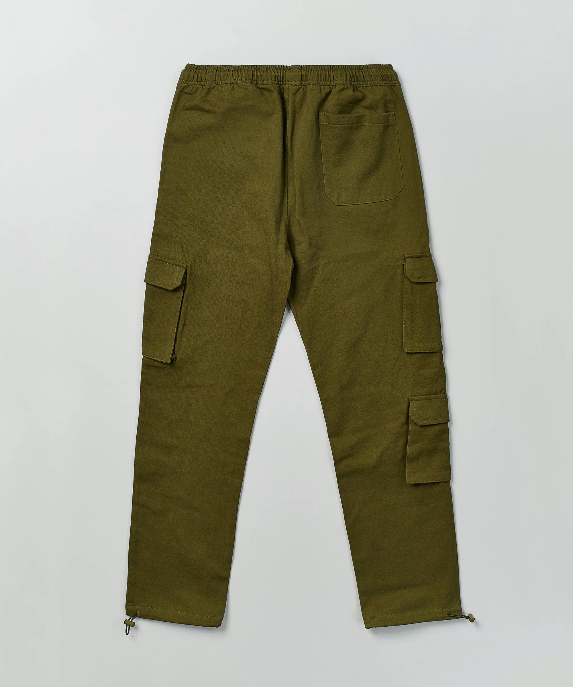 Heaven Woven Cargo Pants - Olive Green