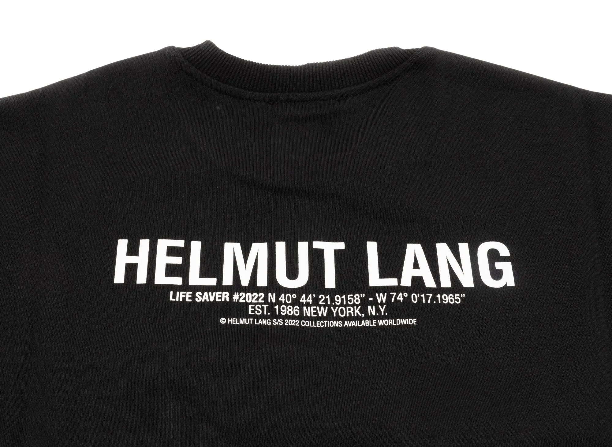 Helmut Lang Lifeguard Cross Crewneck