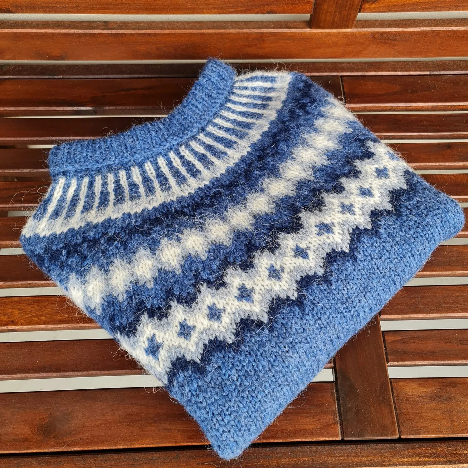 Hrólfur - Icelandic Sweater - Blue