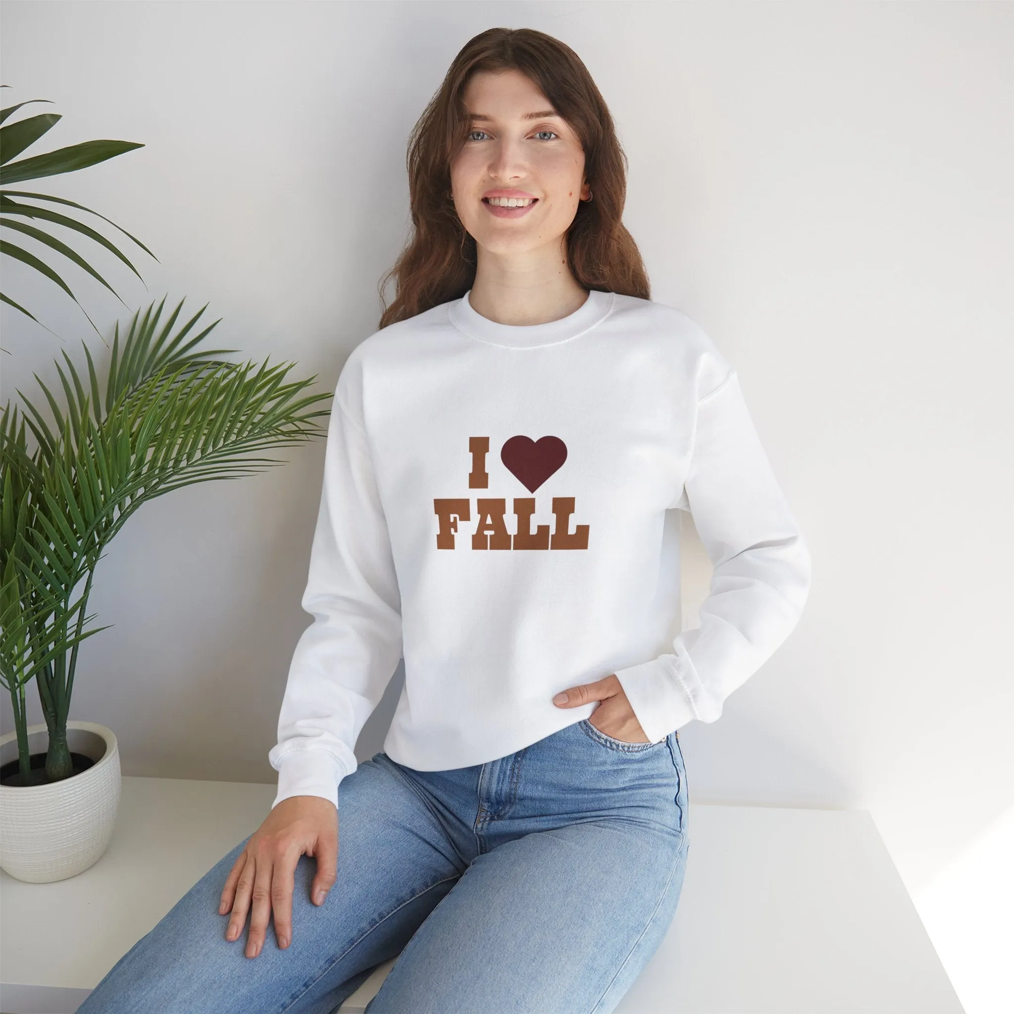 I Heart Fall Crewneck Sweatshirt