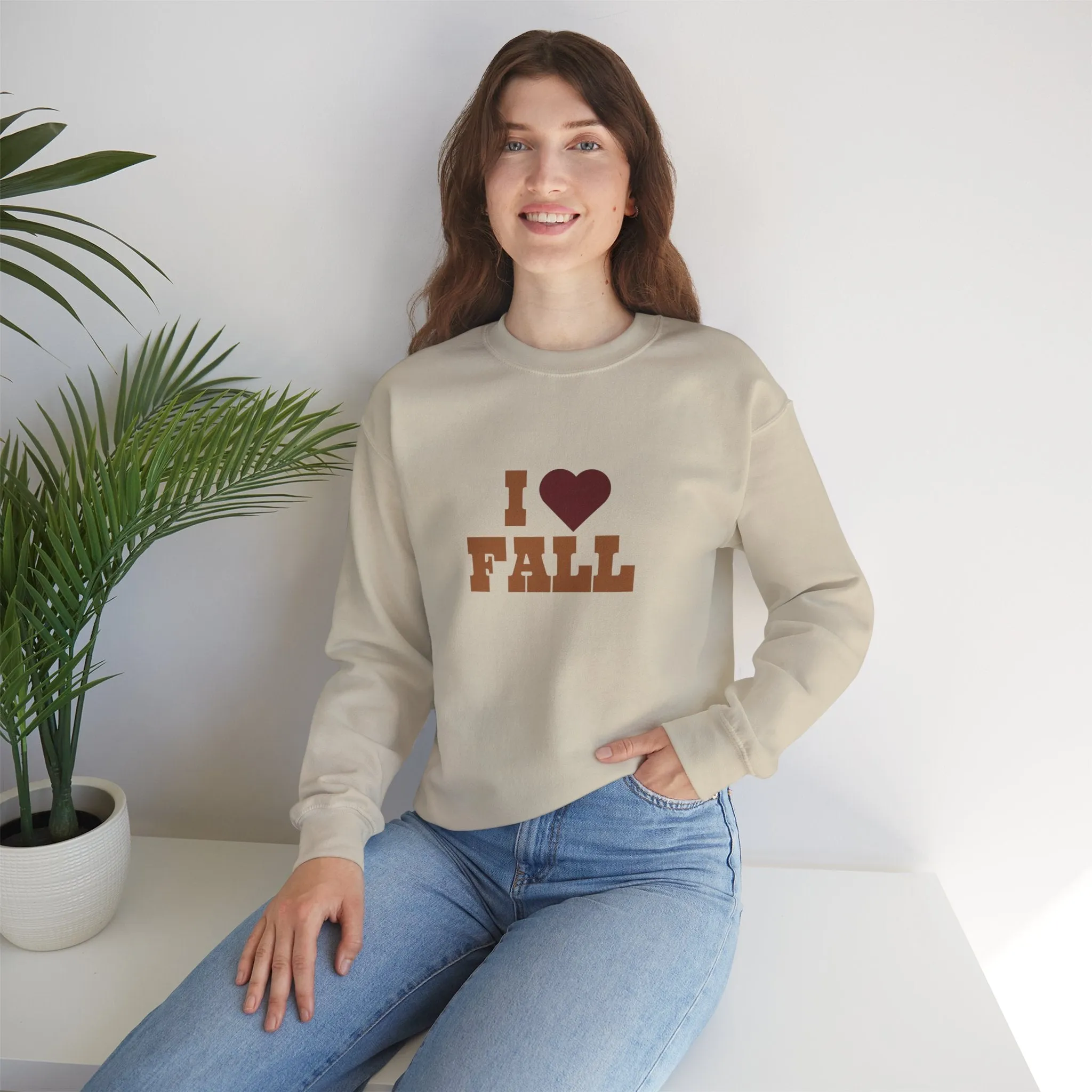 I Heart Fall Crewneck Sweatshirt