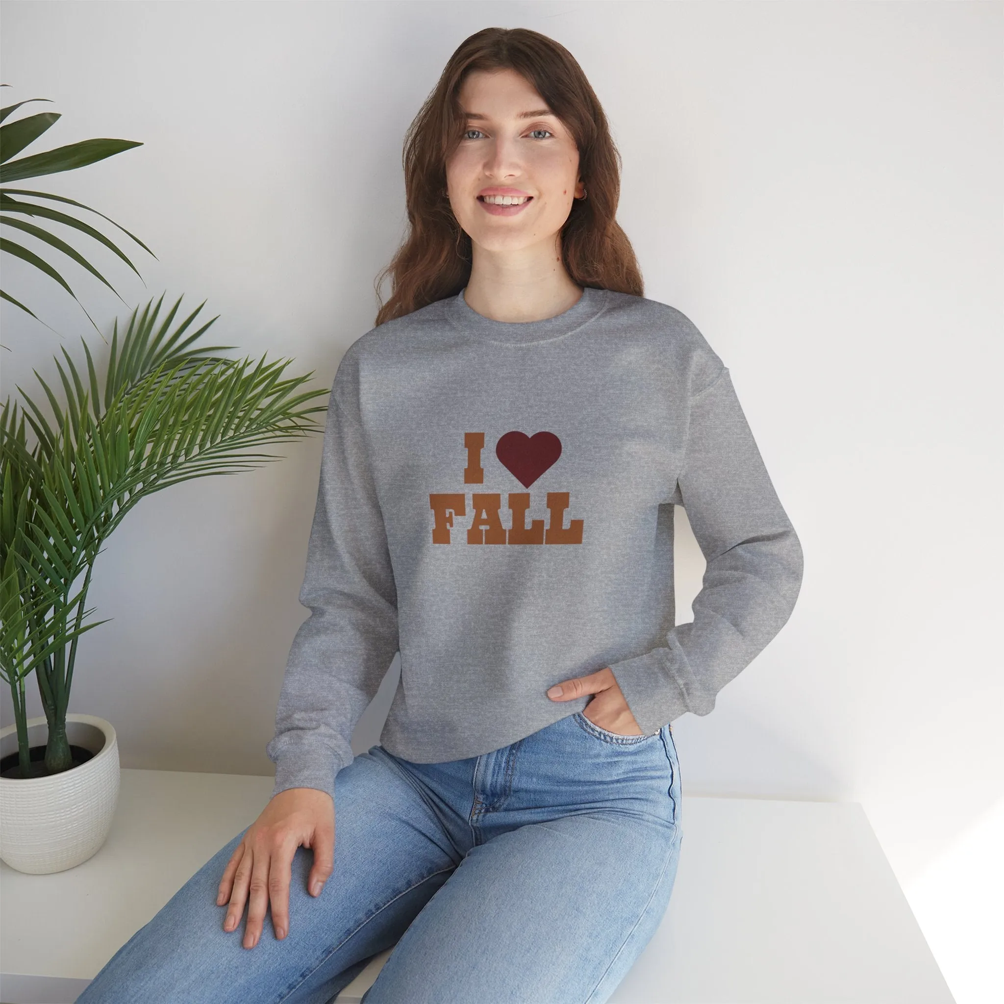 I Heart Fall Crewneck Sweatshirt