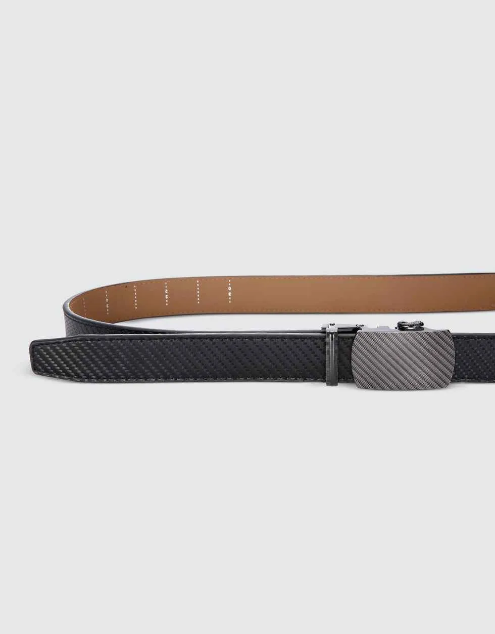 Interlaced Crafted Leather Ratchet Belt