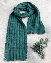 Knitting Pattern Men's Scarf & Cowl