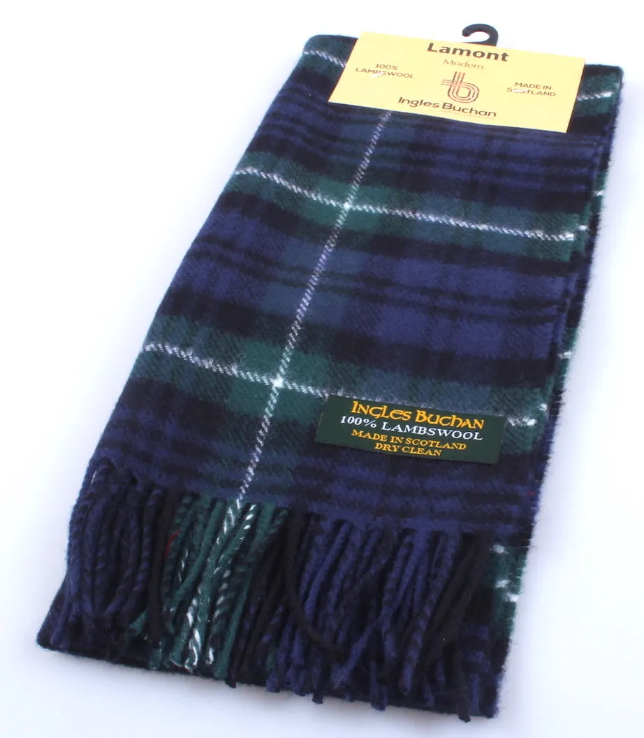 Lambswool Scarf in Lamont Modern Tartan