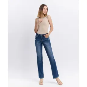 Lovervet Happiness Mid Rise Straight Jeans