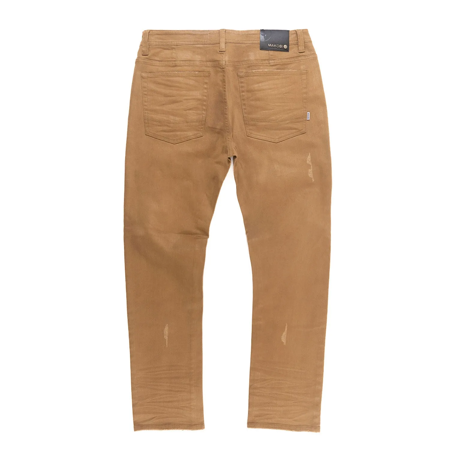 M1901 Makobi Segreto Waxed Jeans - Mocha