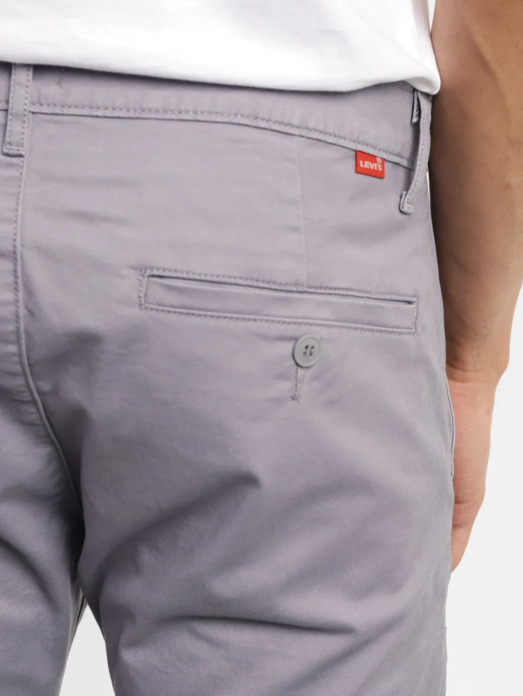 Men's 512 Grey Slim Tapered Fit Chinos