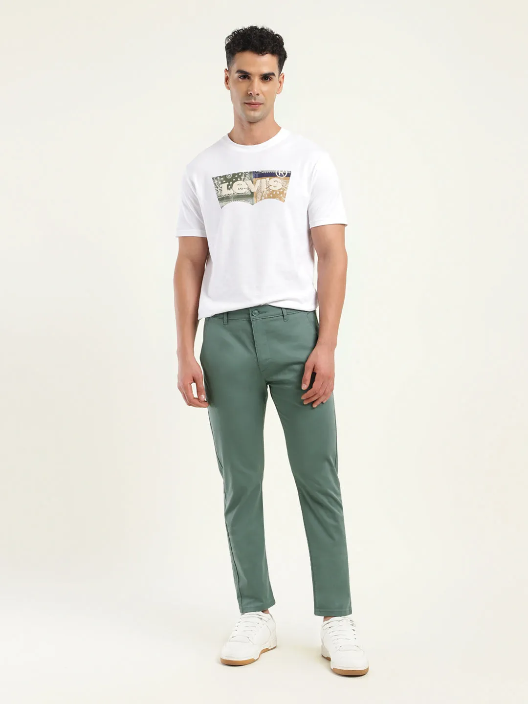 Men's 512 Slim Tapered Fit Light Green Chinos