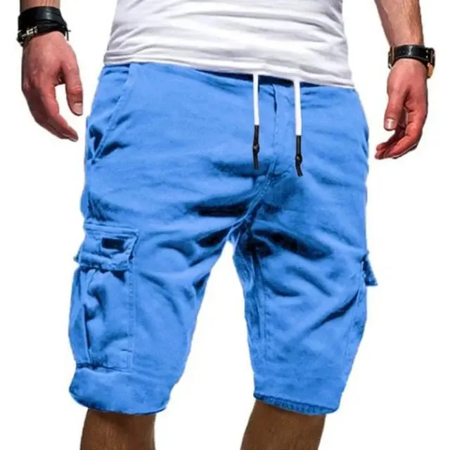 Men's Cargo Shorts Summer Hot Sale Bermudas Male Flap Pockets Jogger Shorts Brand Casual Working Army Tactical Soft Comfort