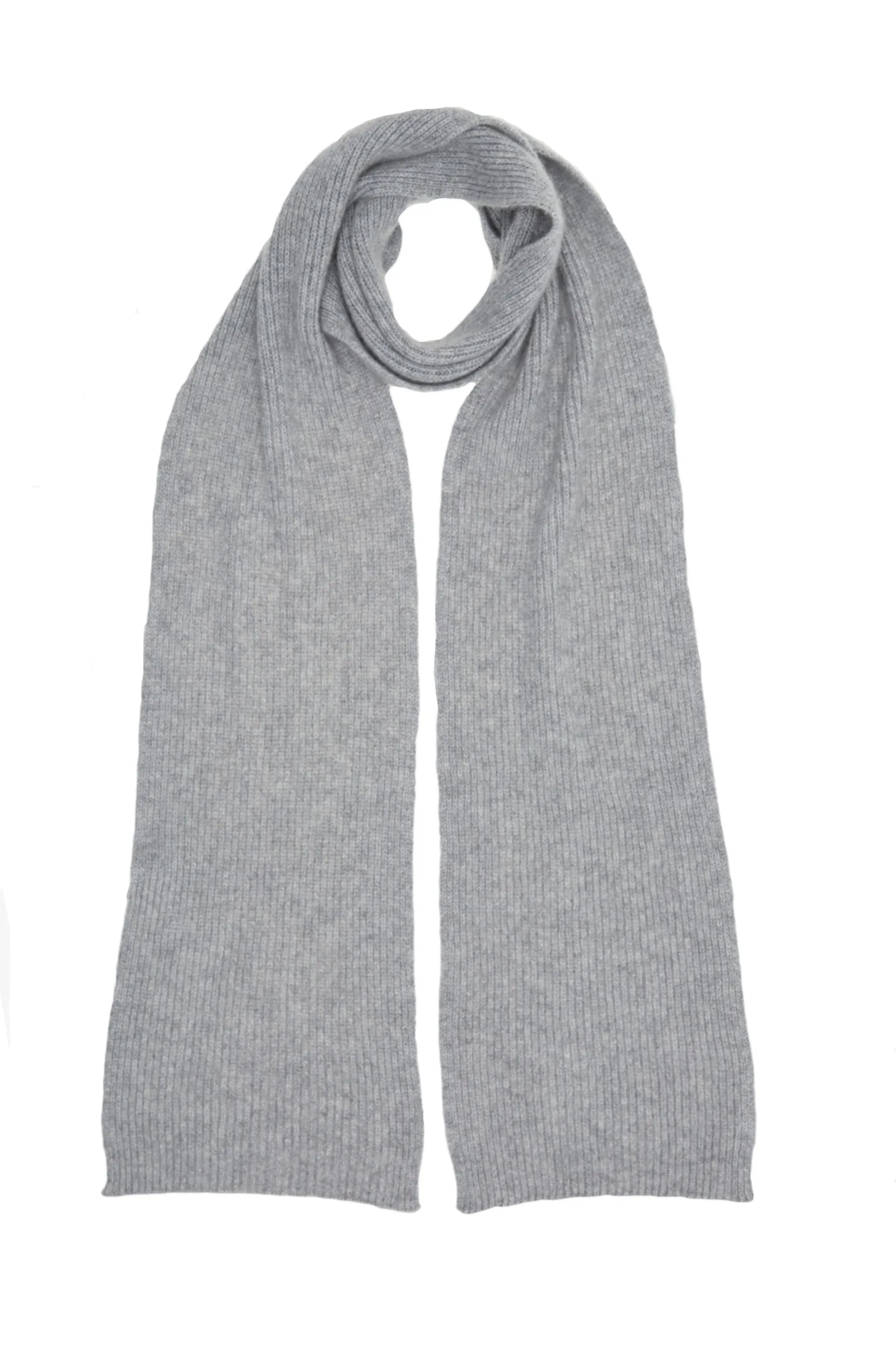 Men's Cashmere Rib Scarf