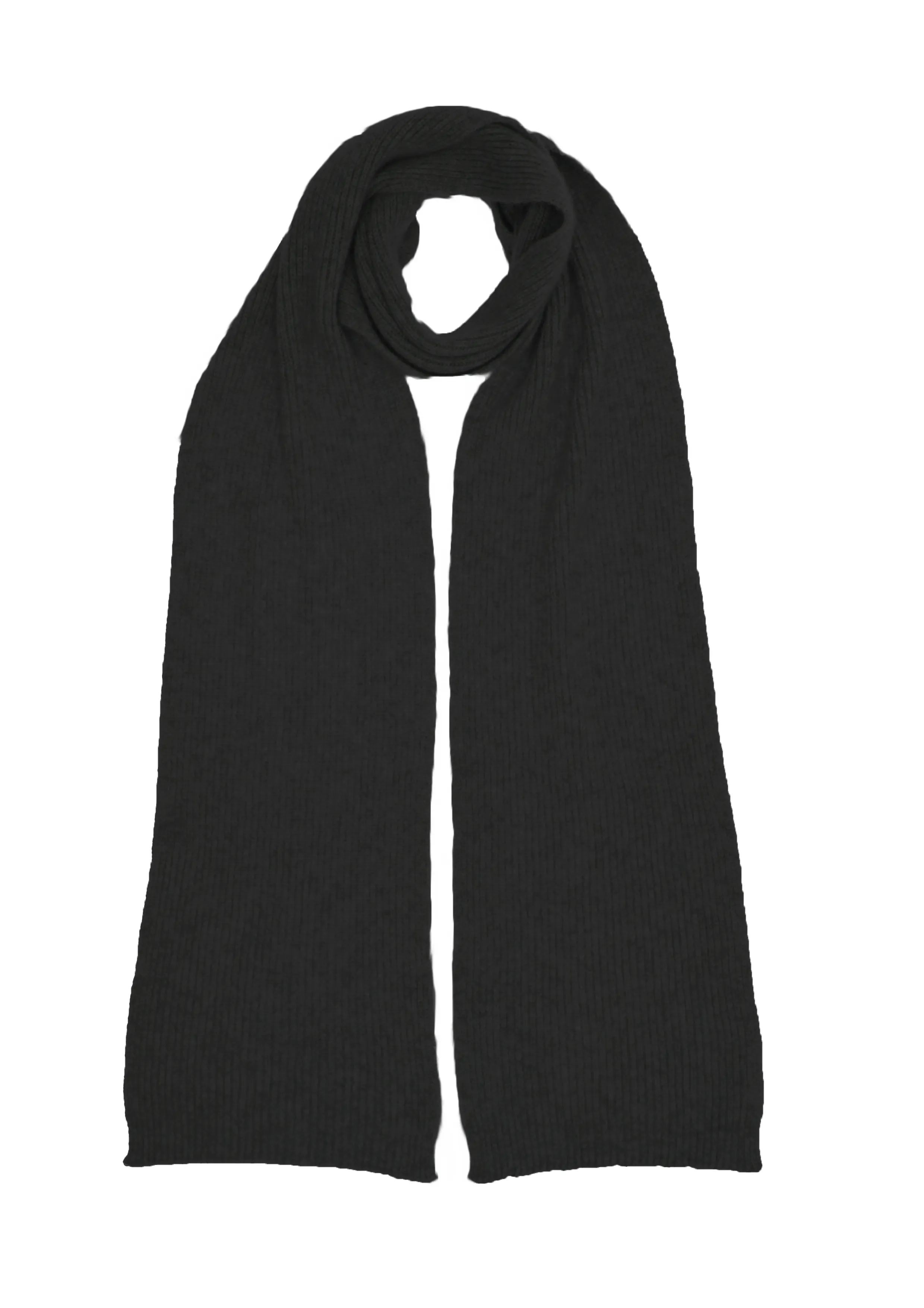 Men's Cashmere Rib Scarf