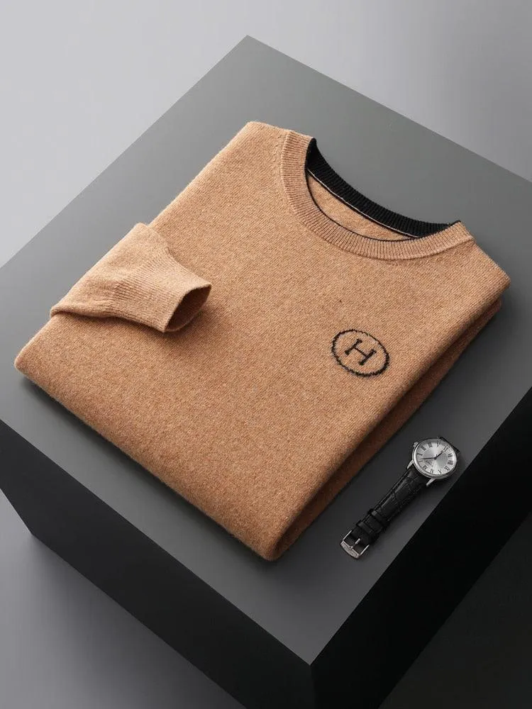 Men's Crew Neck Pullover Sweater