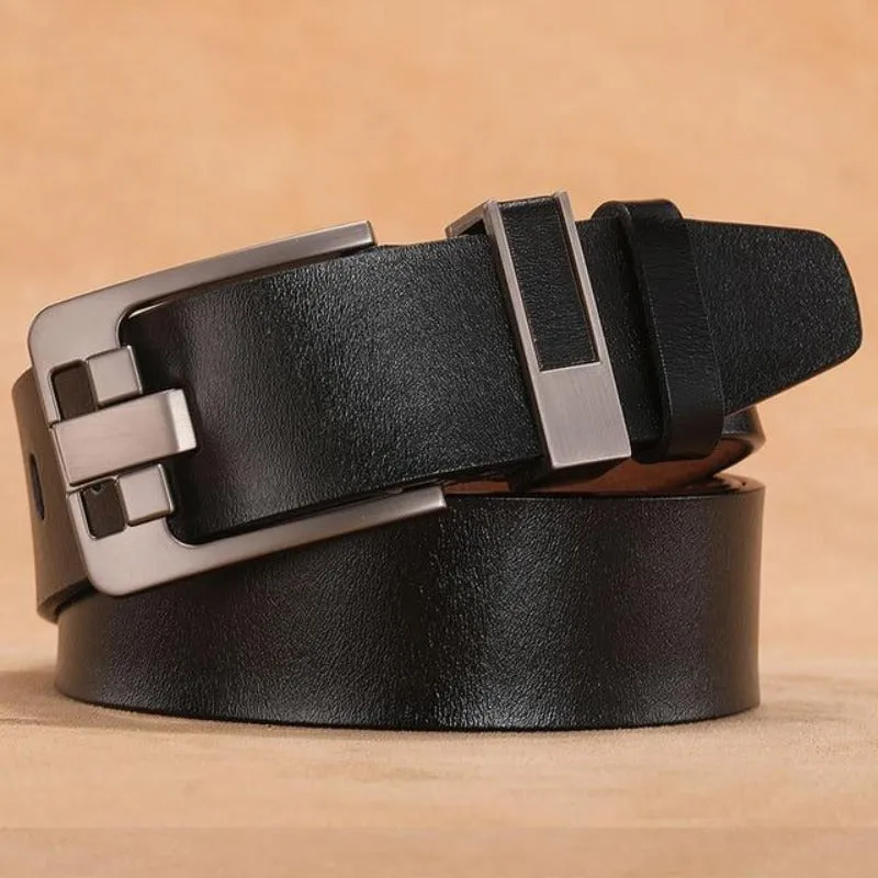 Men's Designer Split Leather Belt