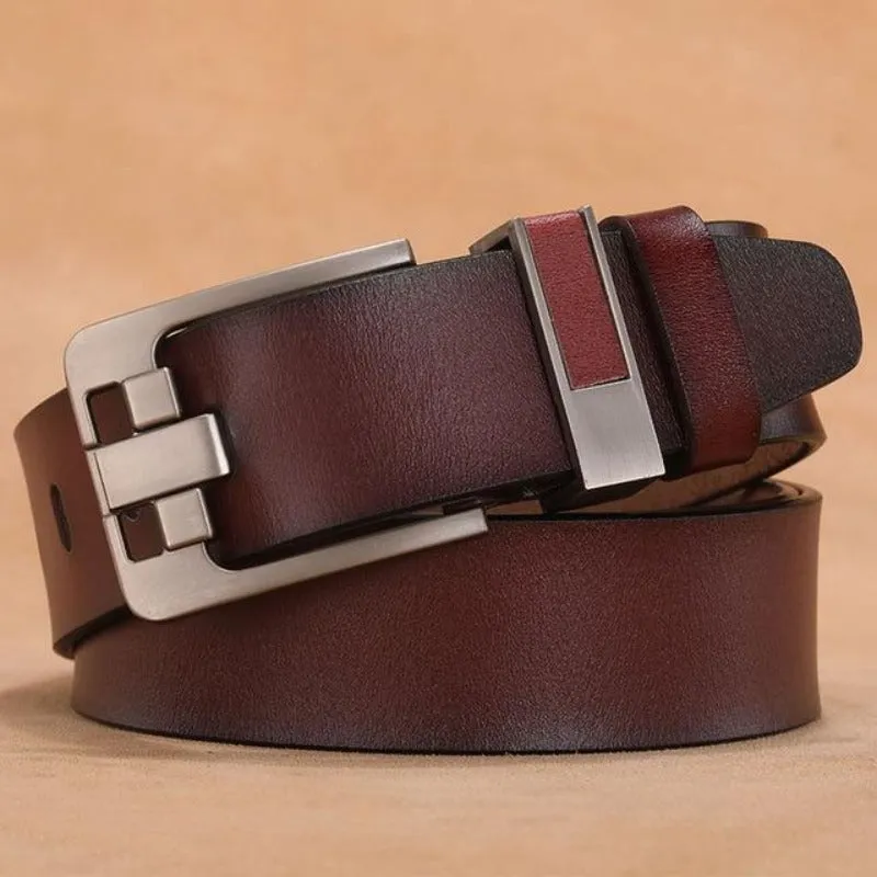 Men's Designer Split Leather Belt