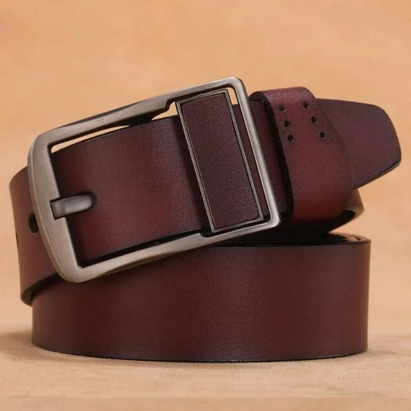 Men's Designer Split Leather Belt