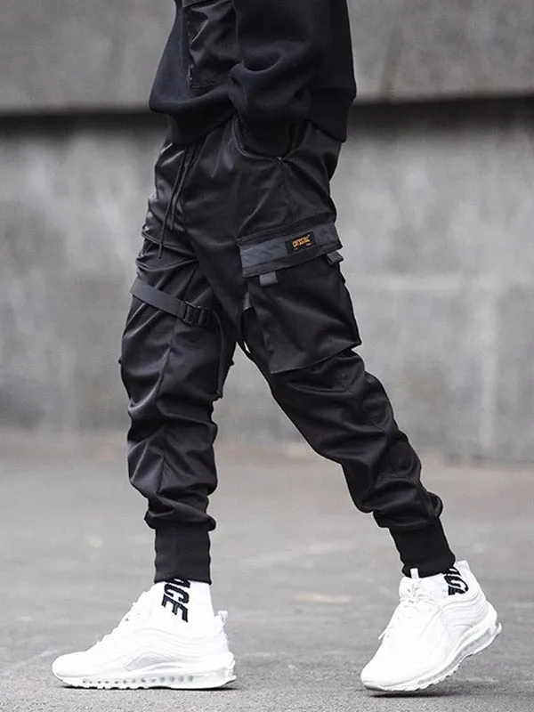 Men's Drawstring Tapered Cargo Pants