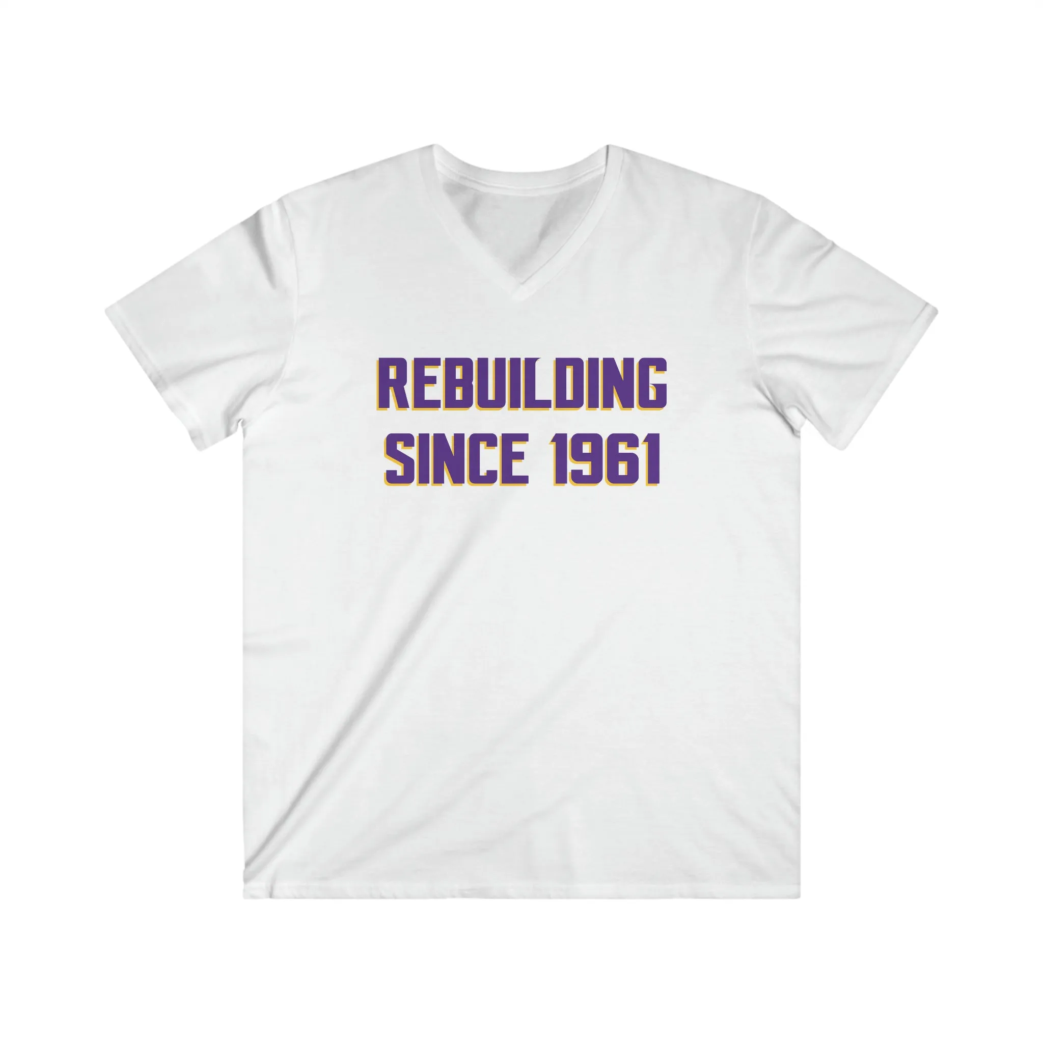 Men's Fitted V-Neck Short Sleeve - Rebuilding Since 1961