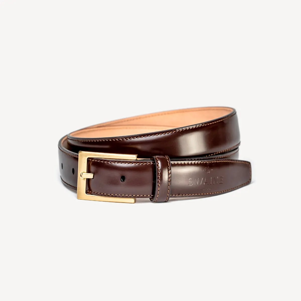 Men's Leather Belt - Brown