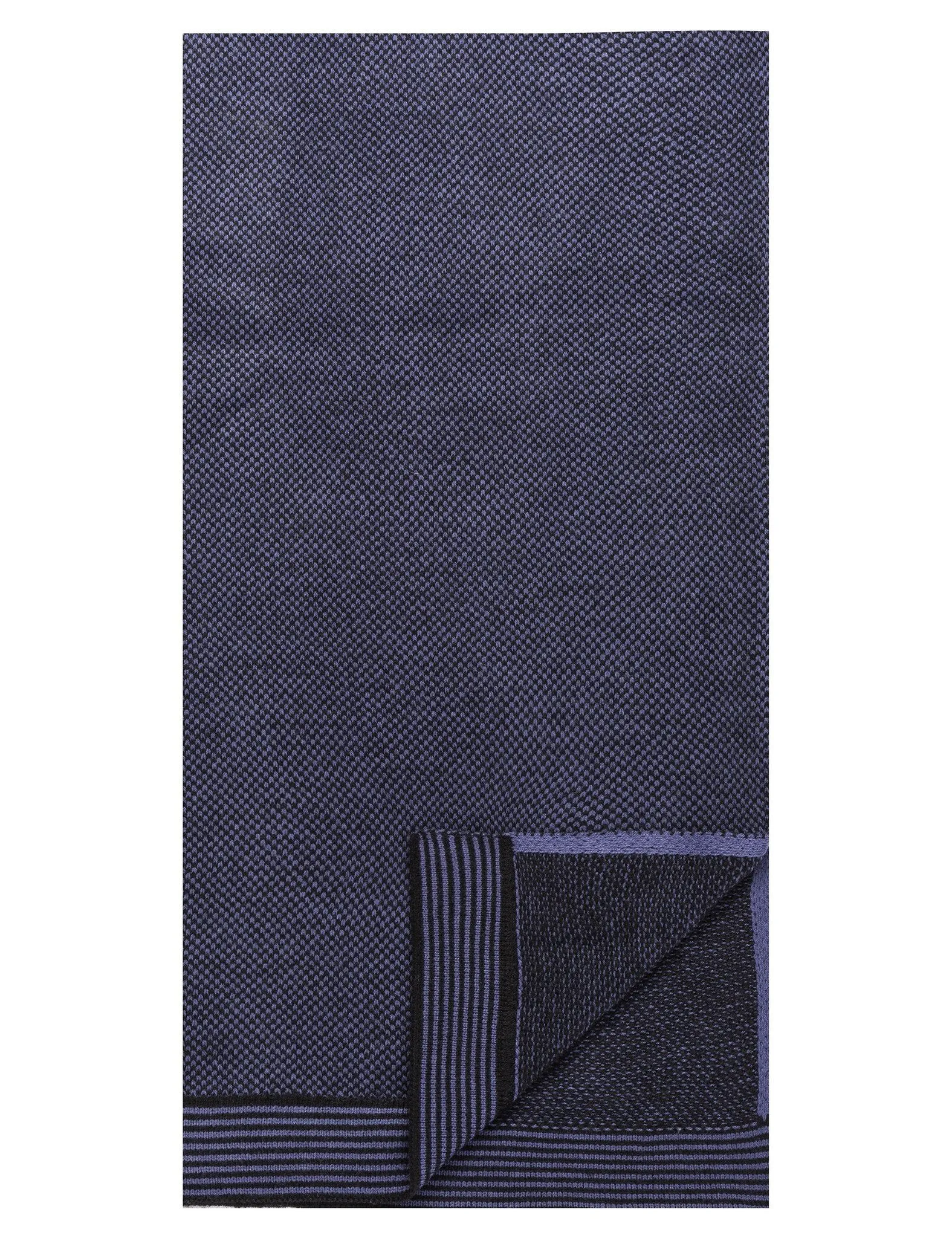 Men's Uptown Premium Knit Marled Scarf - Navy/Black