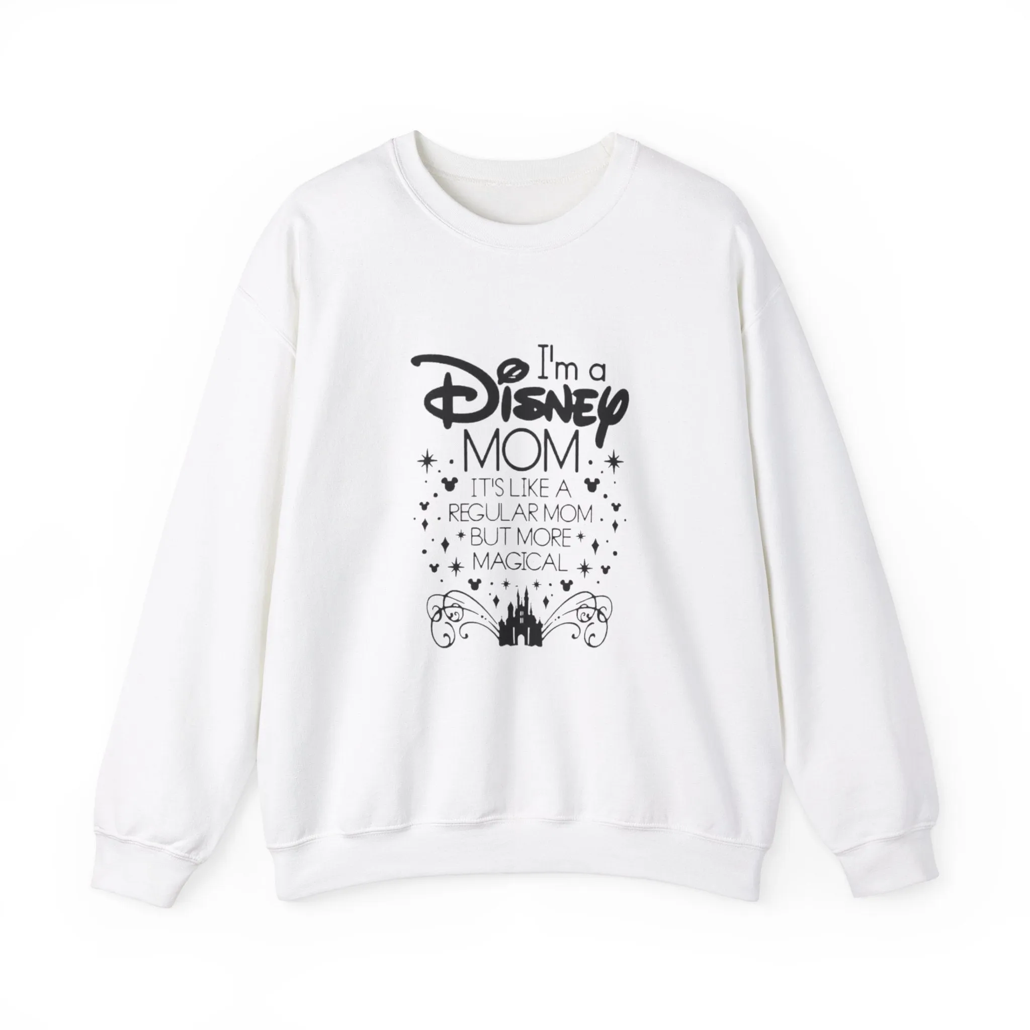 Not a regular mom, A Magic Kingdom Mom Unisex Heavy Blend™ Crewneck Sweatshirt