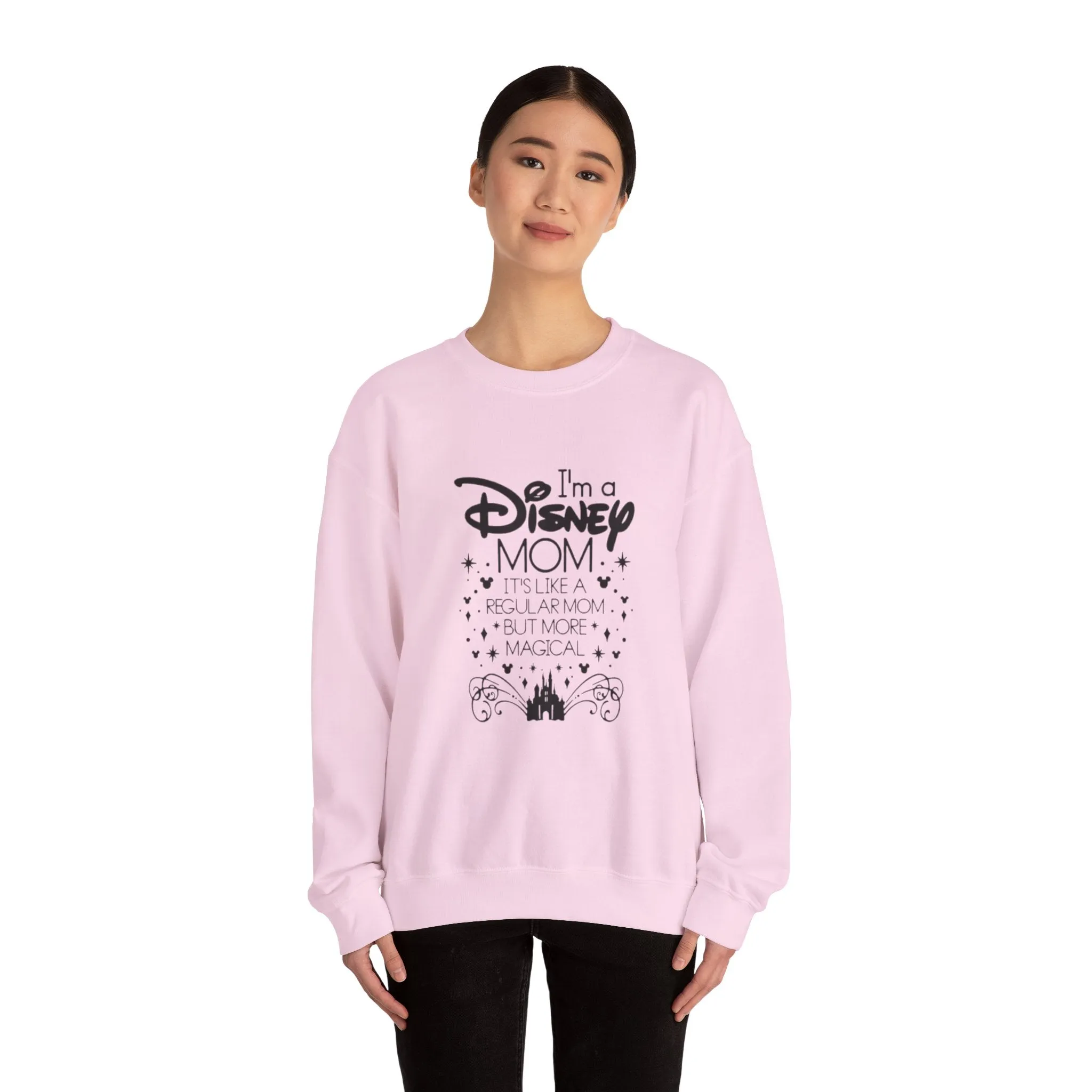 Not a regular mom, A Magic Kingdom Mom Unisex Heavy Blend™ Crewneck Sweatshirt