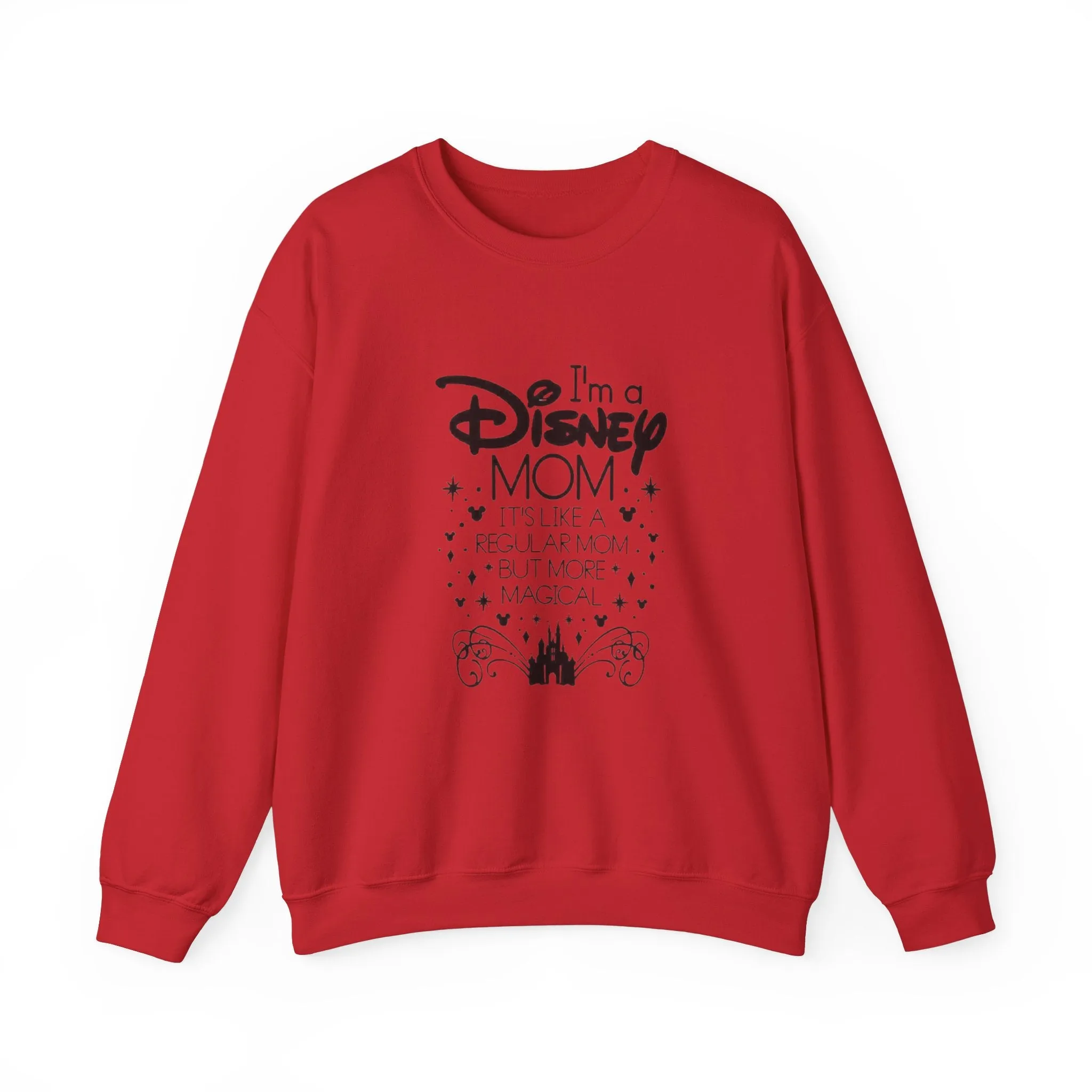 Not a regular mom, A Magic Kingdom Mom Unisex Heavy Blend™ Crewneck Sweatshirt