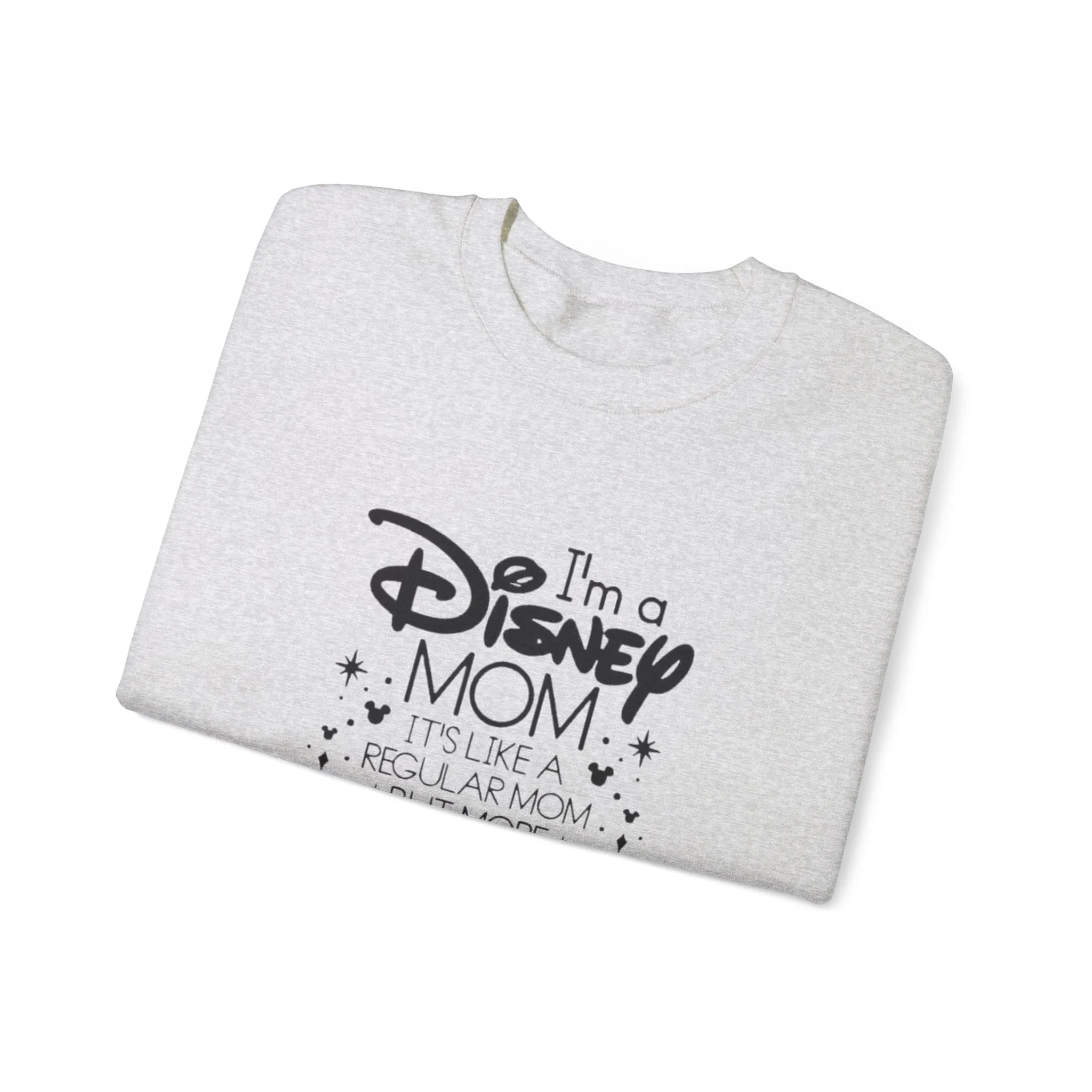 Not a regular mom, A Magic Kingdom Mom Unisex Heavy Blend™ Crewneck Sweatshirt