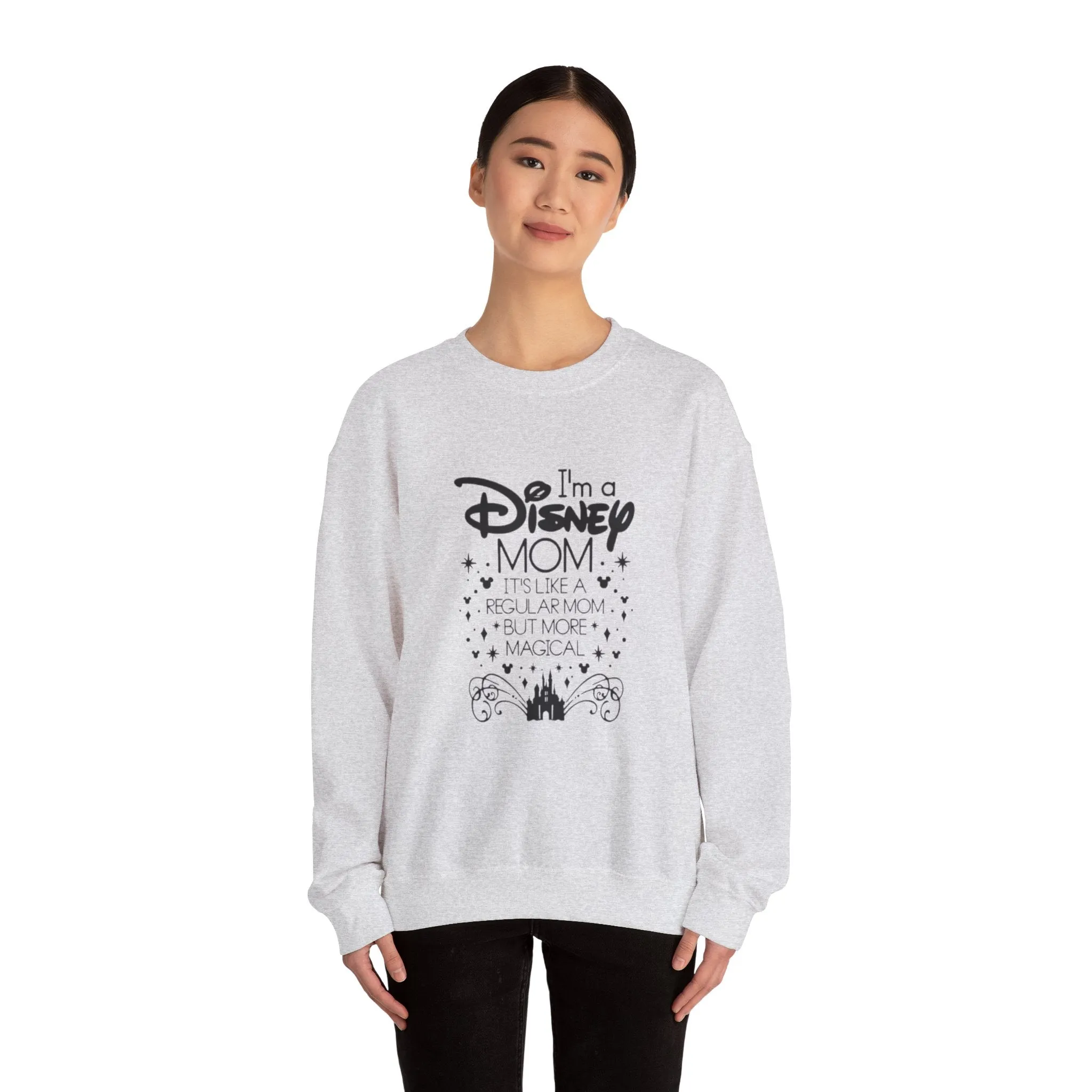 Not a regular mom, A Magic Kingdom Mom Unisex Heavy Blend™ Crewneck Sweatshirt