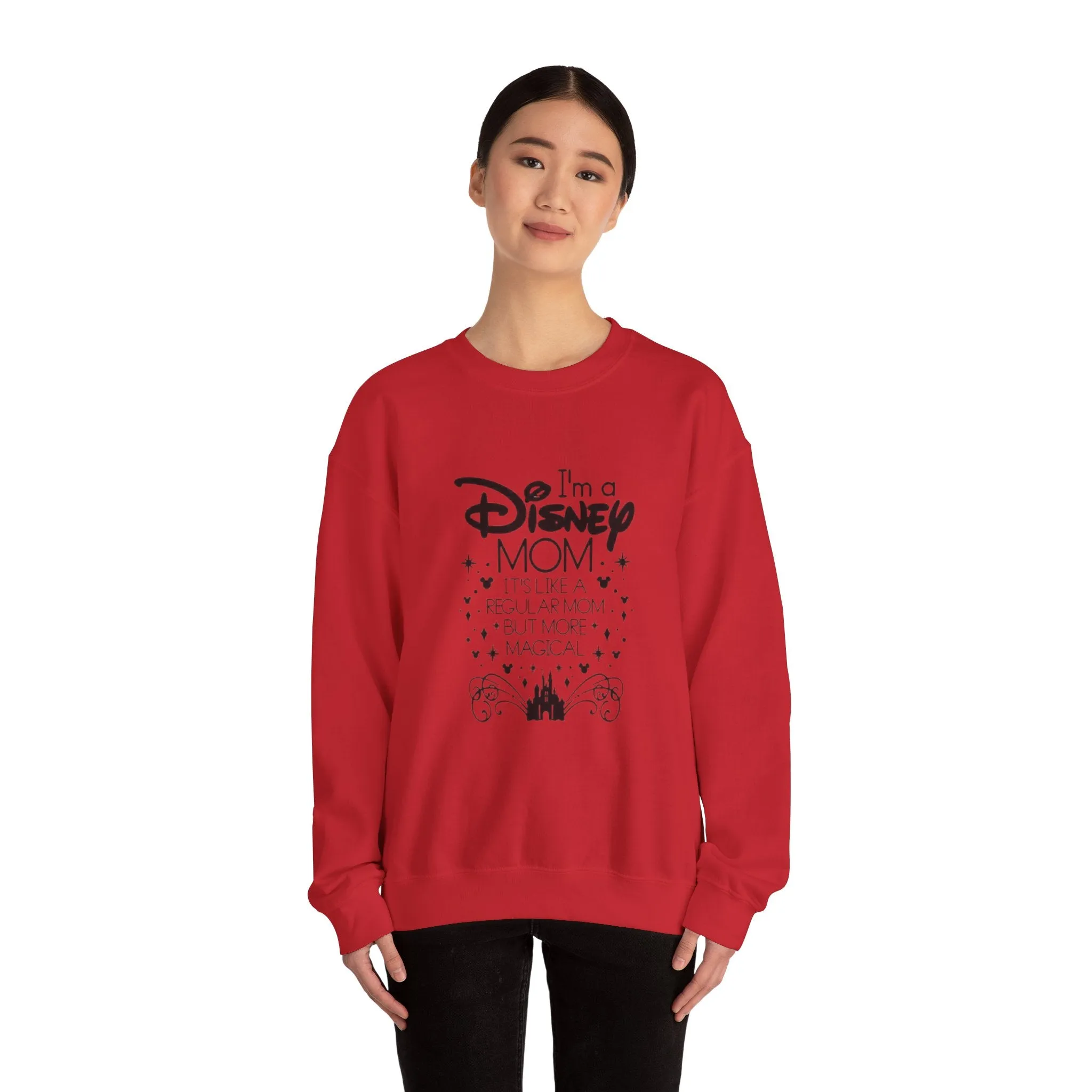 Not a regular mom, A Magic Kingdom Mom Unisex Heavy Blend™ Crewneck Sweatshirt